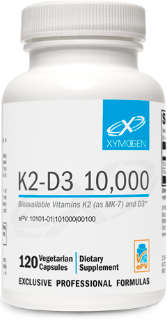 Xym K2 D3 10,000 IU Vitamin D3 + K2 Supplement - 60 Capsules - Supports Bone & Heart Health - Ideal for Immune Support & Daily Wellness