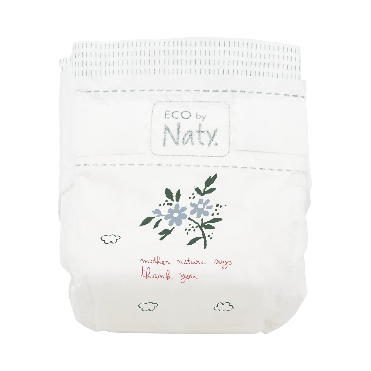 Eco by Naty Sensitive Skin Disposable Diapers, Size 5, 40 Count - Hypoallergenic & Eco-Friendly Baby Diapers for Daycare, Overnight & Travel Use