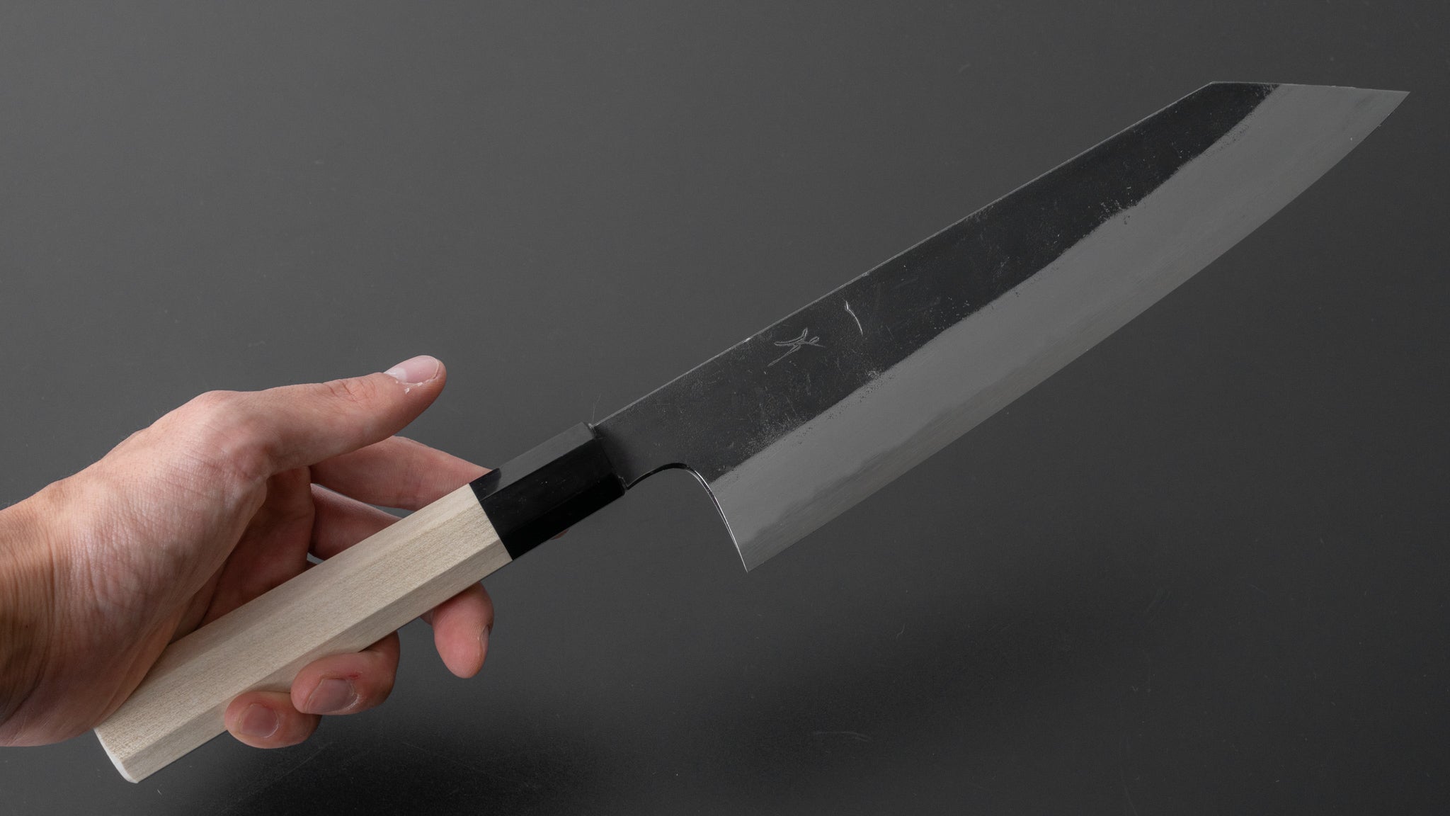 Premium Hitohira Togashi White #2 Kurouchi Kiritsuke Gyuto 240mm Japanese Chef Knife with Ho Wood Handle - Perfect for Sushi, Meat Slicing & Professional Kitchen Use