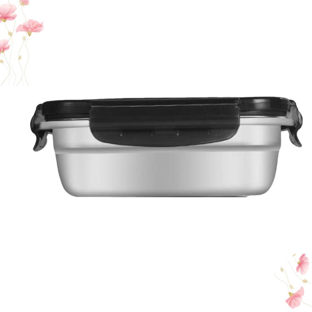 Premium Hemoton Stainless Steel Food Storage Containers with Airtight Lids - 3-Piece Set for Fresh Food Preservation | BPA-Free Japanese Style Fridge Organizer for Meal Prep, Leftovers & Lunch Boxes