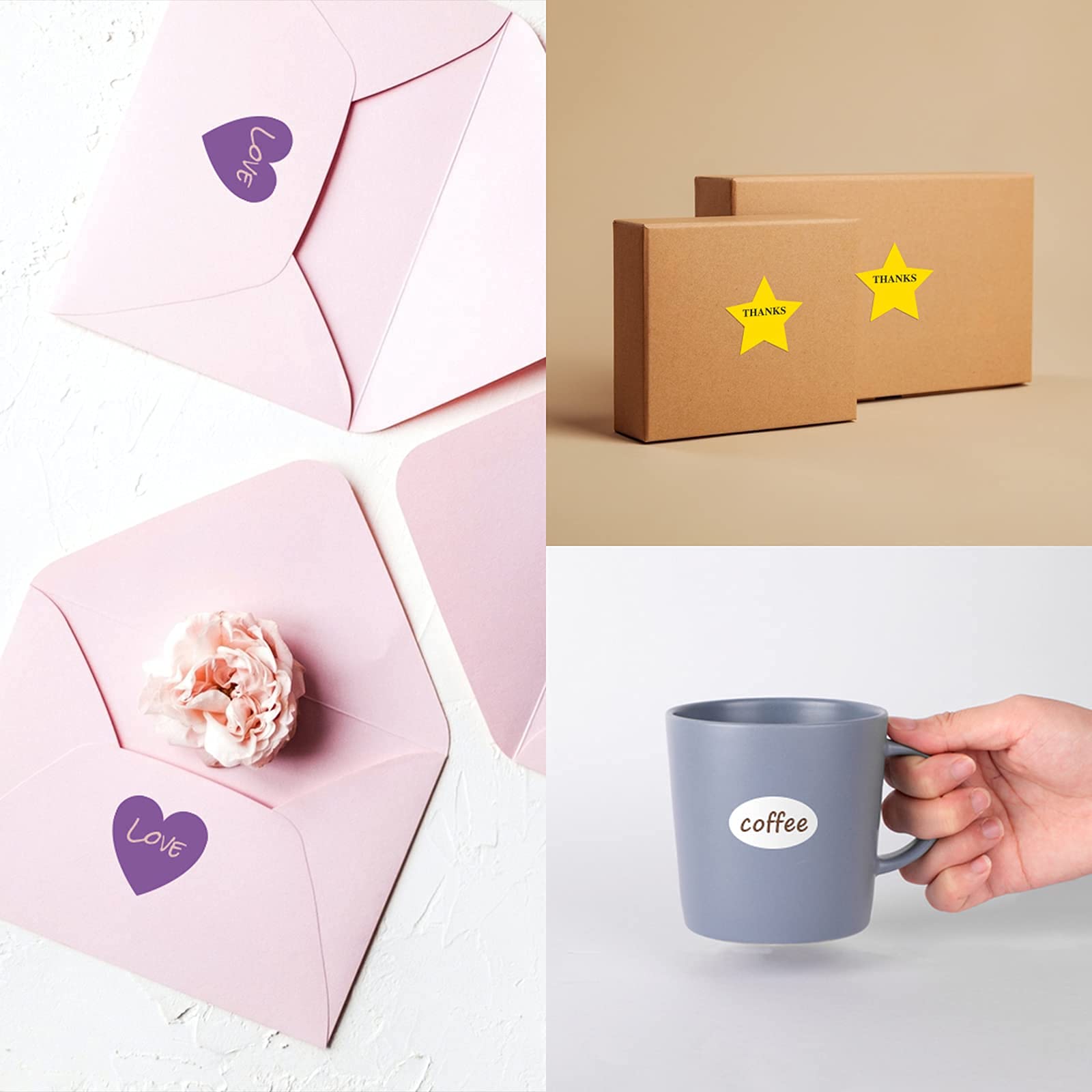 Custom Stickers - Personalized Labels with Any Design, Image, Logo, or Text | Thank You Labels, Business Logo Stickers | 100 Rectangle 3