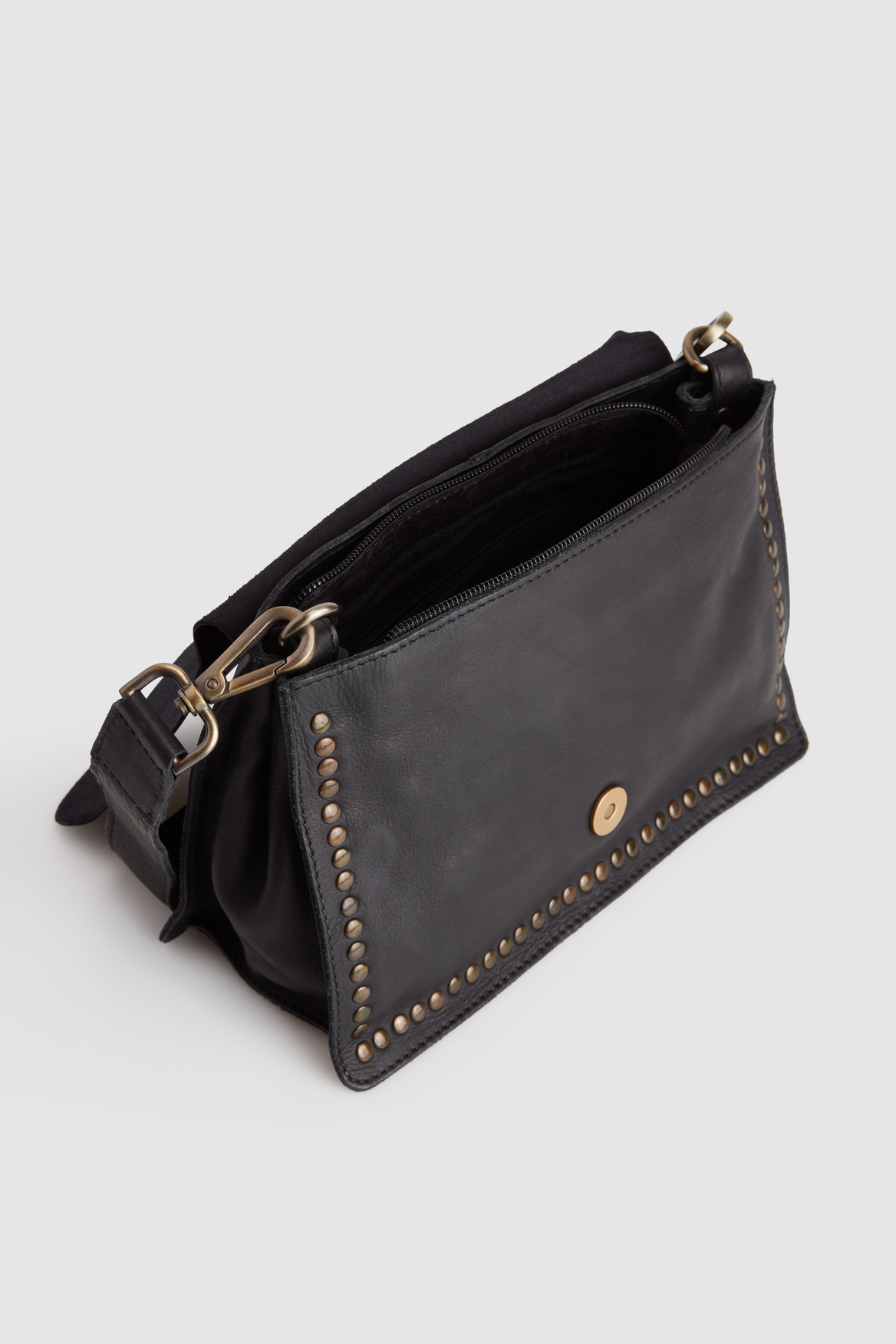 AriStud Genuine Leather Flap Crossbody Bag for Women - Stylish & Durable Shoulder Purse for Daily Use, Work, Travel & Shopping