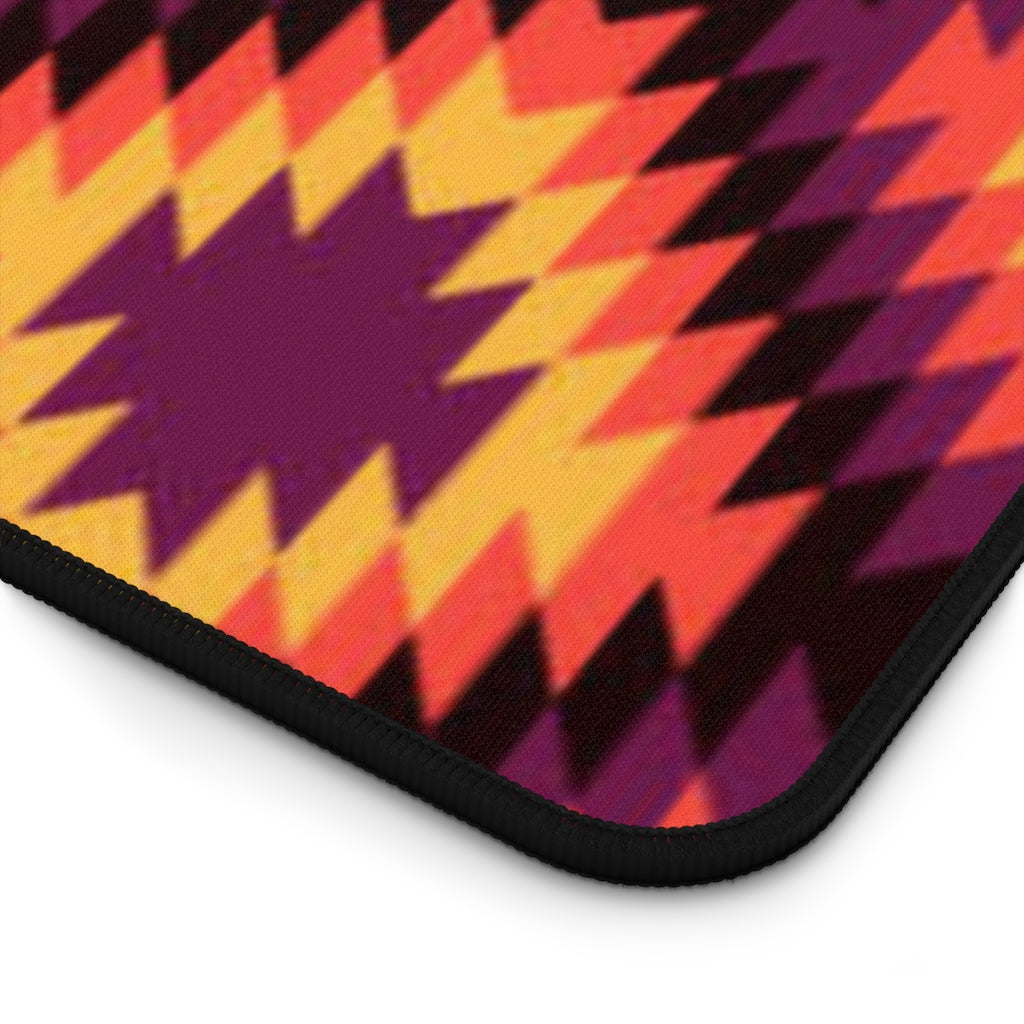 Boho Southwestern Sedona Sunset Large Desk Mat - Extra Large Mouse Pad & Desk Accessory (3 Sizes) for Home Office, Gaming & Workspace Decor