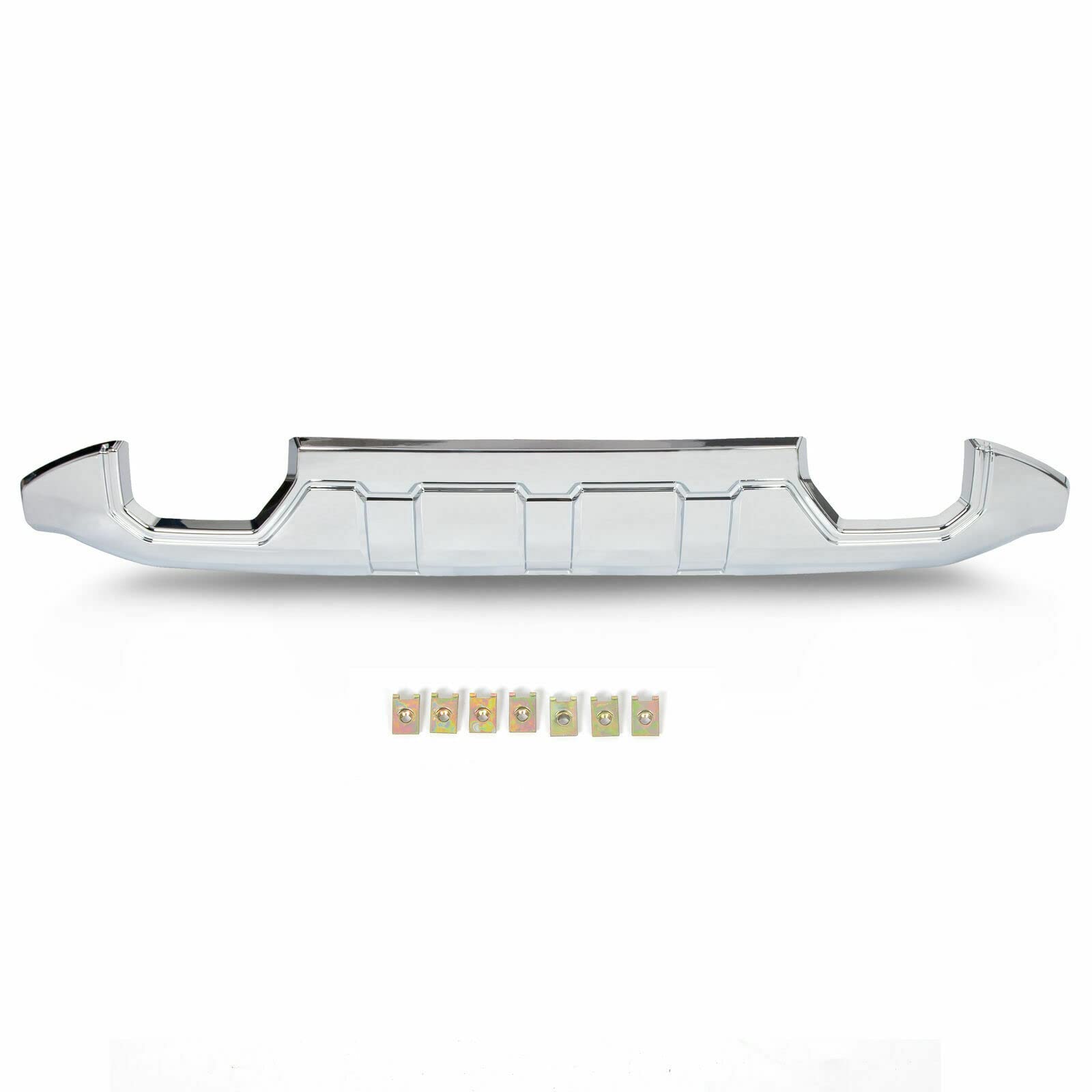GMC Sierra 1500 Front Bumper Skid Plate 2016-2018 - Heavy Duty Chrome Protective Armor | Off-Road & Truck Accessories | Perfect for Adventure & Towing Protection