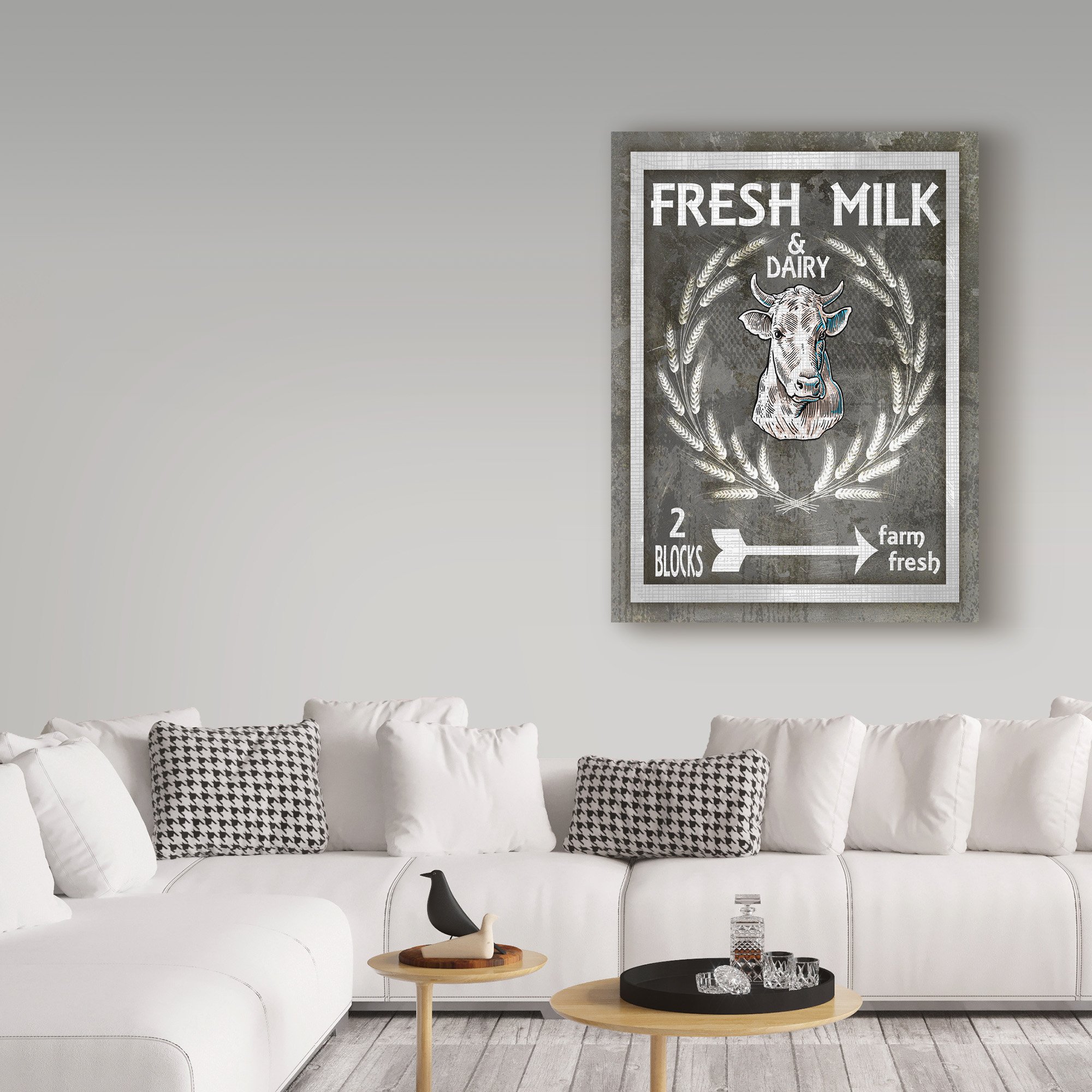 Premium Fresh Milk Art Print by Lightboxjournal - 35x47 Inch Wall Decor for Living Room, Bedroom & Office