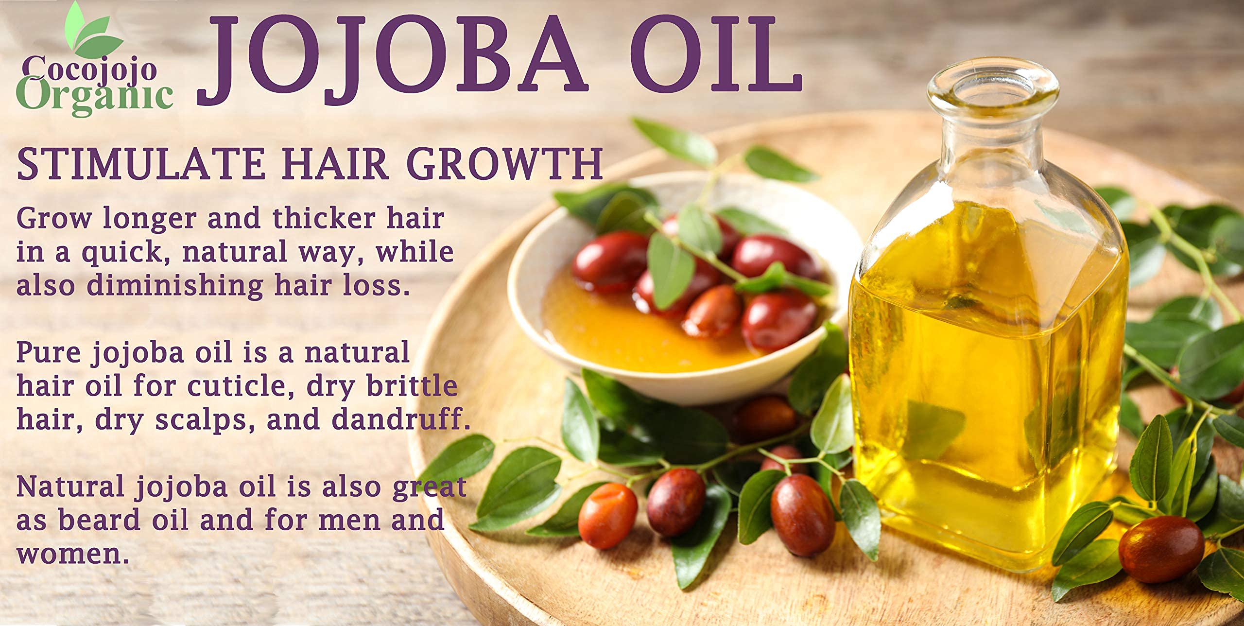 Organic Jojoba Oil by Dr Joe Lab - 100% Pure, Cold Pressed for Hair Growth, Skin & Face Care - Deep Moisturizing Anti-Aging Essential Oil - 128 Fl Oz - Perfect for DIY Beauty, Massage & Aromatherapy