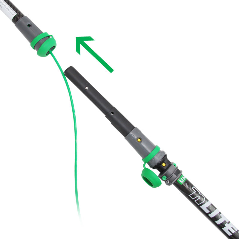 Unger Gen2 nLITE Master Extension Connection Pole - Professional Window Cleaning Kit for High Reach & Hard-to-Clean Areas - Perfect for Home, Office, and Commercial Window Washing