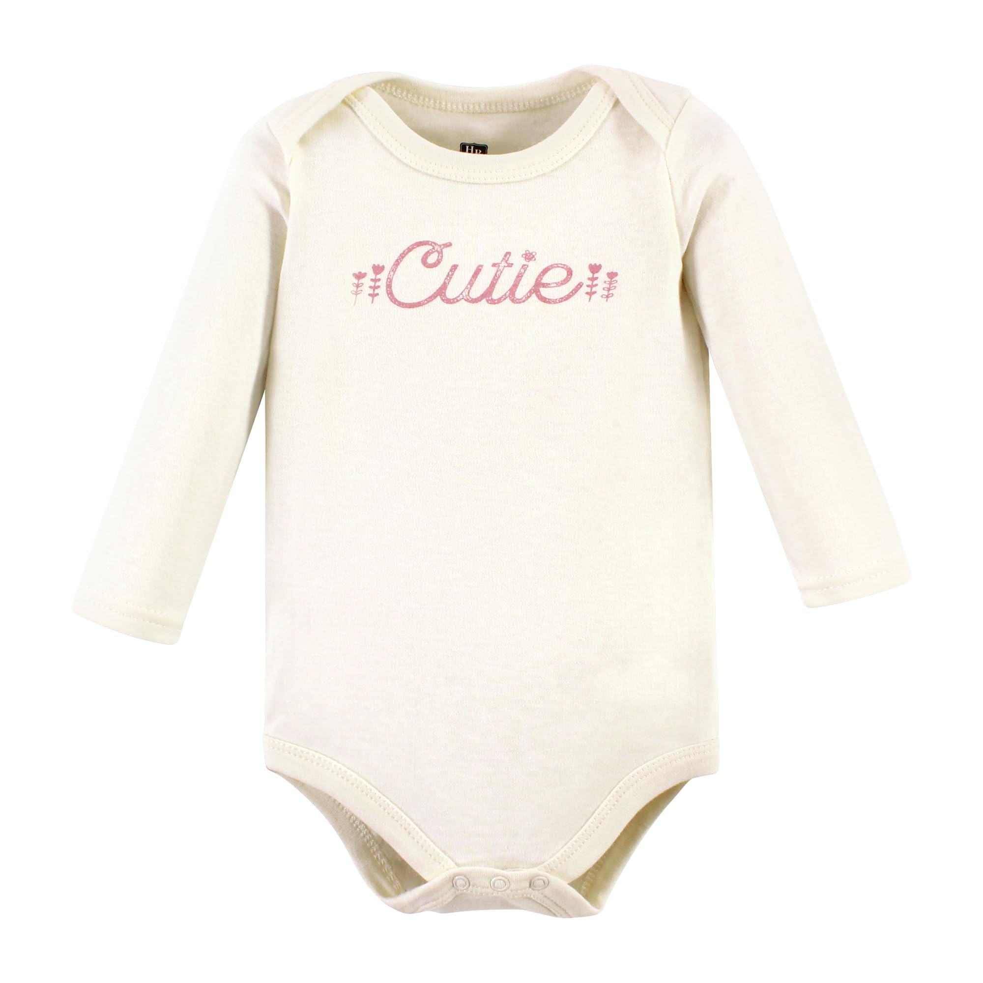 Hudson Baby Unisex Cotton Long-Sleeve Bodysuits - Little Love Flowers 5-Pack (9-12 Months) | Soft & Comfortable Baby Onesies for Daily Wear, Playtime & Photo Shoots