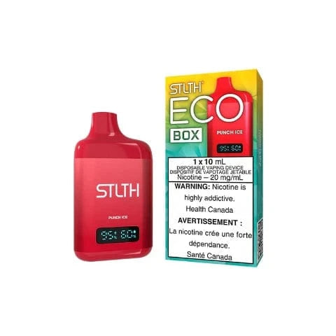 STLTH ECO BOX Disposable Vape Kit - 10mL E-Liquid Capacity - 5 Pack for Ontario Canada | Portable Vaping Device for Travel & Outdoor Use