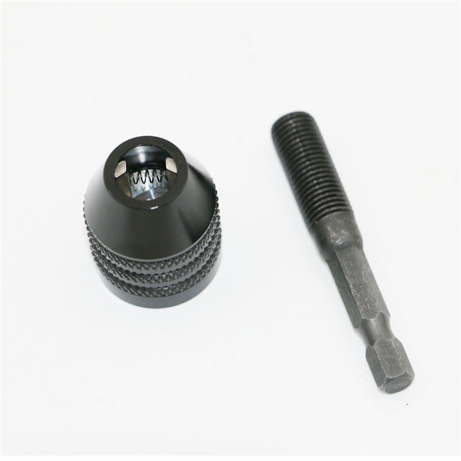 Premium 1/4 Inch Hex Shank Drill Bit Set (0.3-8mm) - Keyless Chuck Adaptor for Impact Driver & Screwdriver - Power Tool Accessories - Perfect for DIY Projects, Woodworking & Metal Drilling