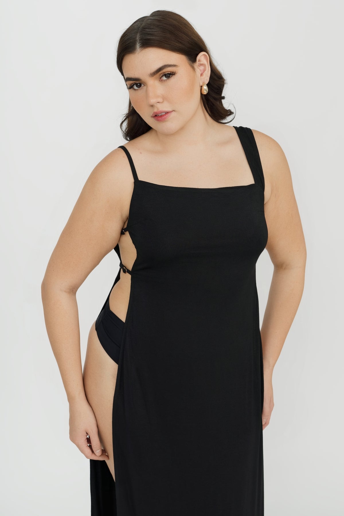 Monroe Maxi Dress for Women - Elegant Black Long Flowy Dress for Summer, Beach, Parties & Casual Wear