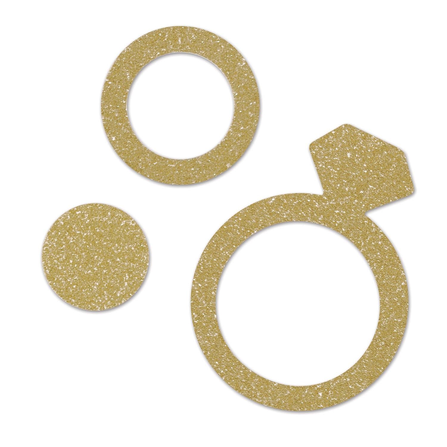 Beistle 12-Pack Bachelorette Party Diamond Ring Confetti - 0.5 Oz Deluxe Sparkle Glitter for Wedding, Bridal Shower & Birthday Celebrations - Perfect for Table Decorations, Photo Backdrops & Party Favors