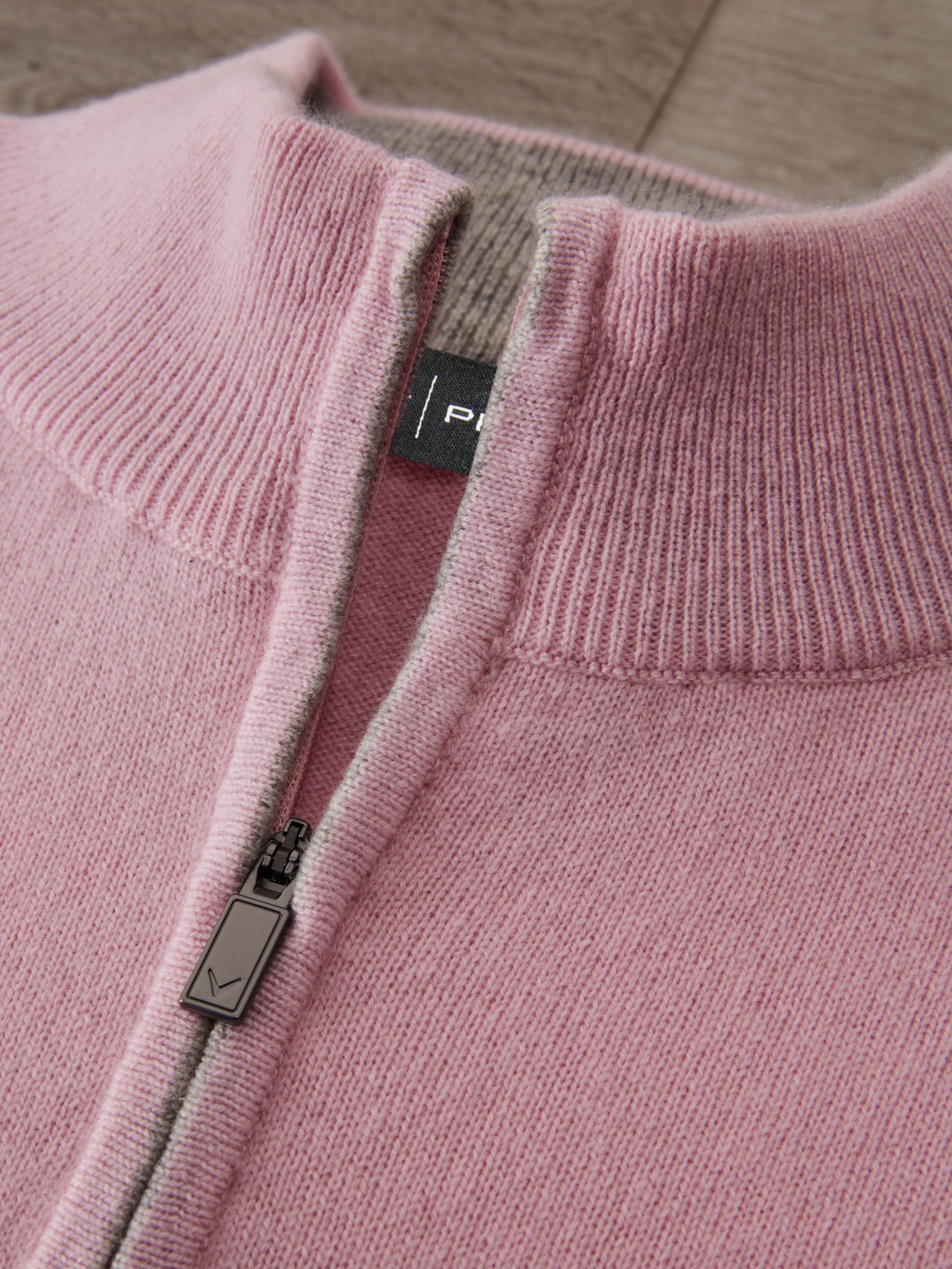 Premium Men's Cashmere 1/4 Zip Golf Sweater - Soft & Warm Pullover for Golfing, Office & Casual Wear | Winter & Fall Comfort