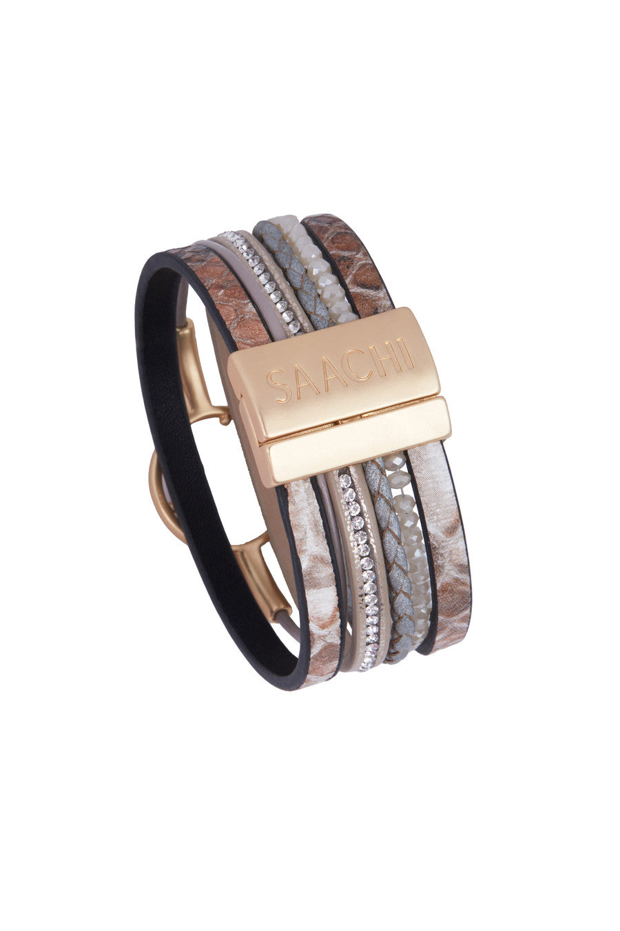 Kayla Genuine Leather Bracelet for Women - Stylish & Durable Handmade Leather Wristband - Perfect for Casual Wear, Office & Gift Giving