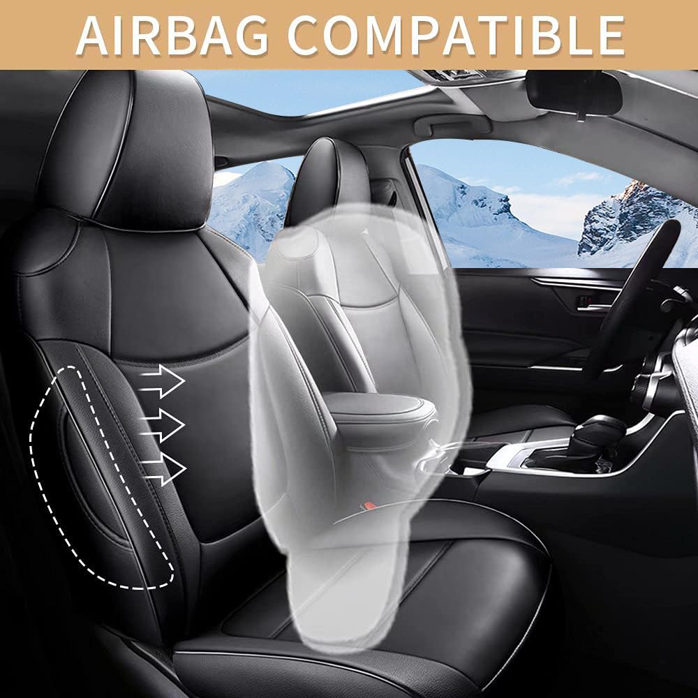 Premium Black Car Seat Covers Full Set for Toyota Corolla 2020-2025 - Custom Fit for SE, Nightshade, SE Apex, XSE & FX Models | Waterproof & Comfortable for Daily Commute & Road Trips