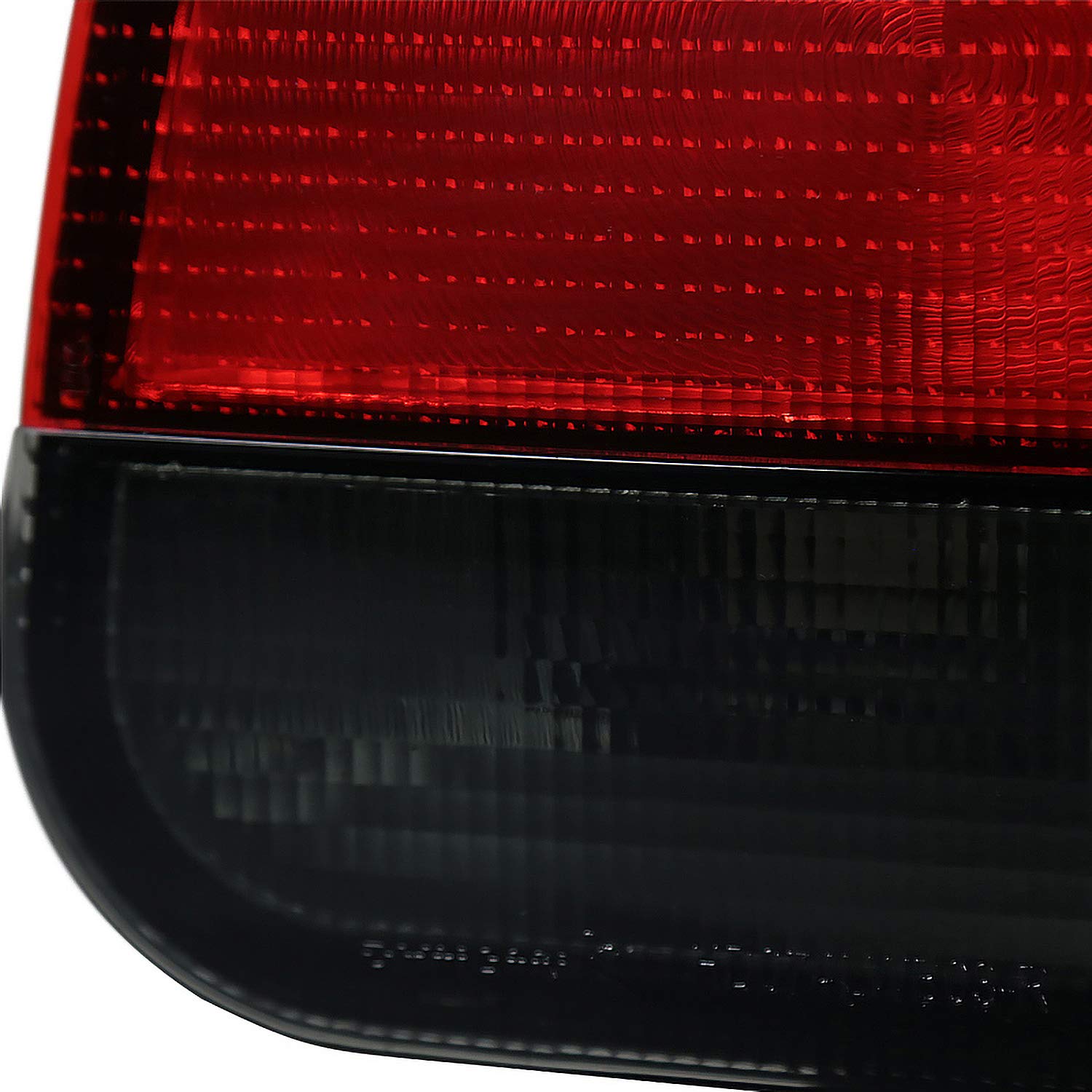 Spec-D Tuning Red Smoke Lens Tail Lights for 1996-2000 Honda Civic Coupe 2 Door - Left & Right Pair Assembly | Enhanced Style & Night Visibility for Custom Car Builds