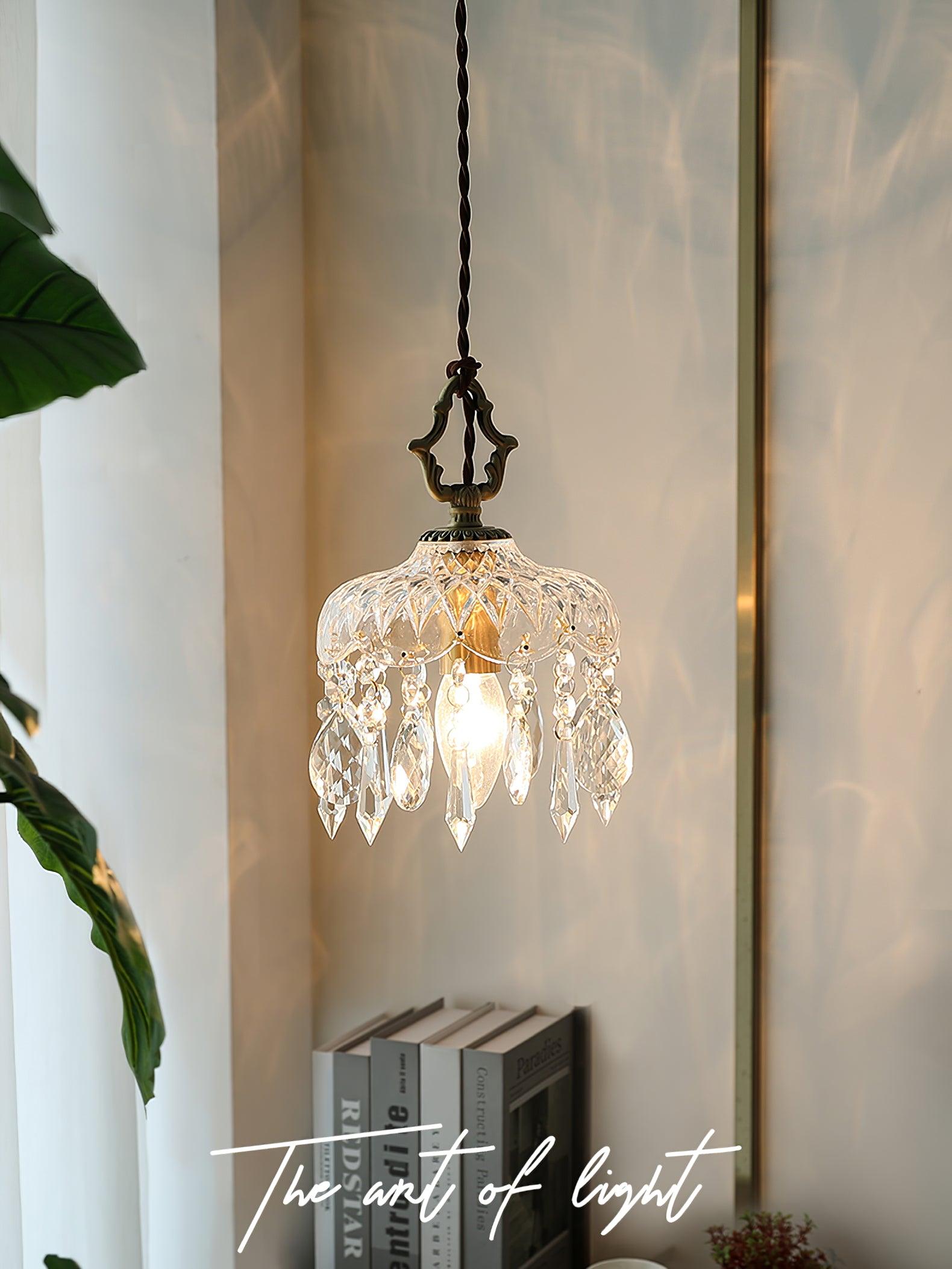 Modern Bowl Shade Pendant Lamp - Stylish Hanging Light Fixture for Kitchen Island, Dining Room & Bedroom Decor - Adjustable LED Ceiling Light with Wooden Accents