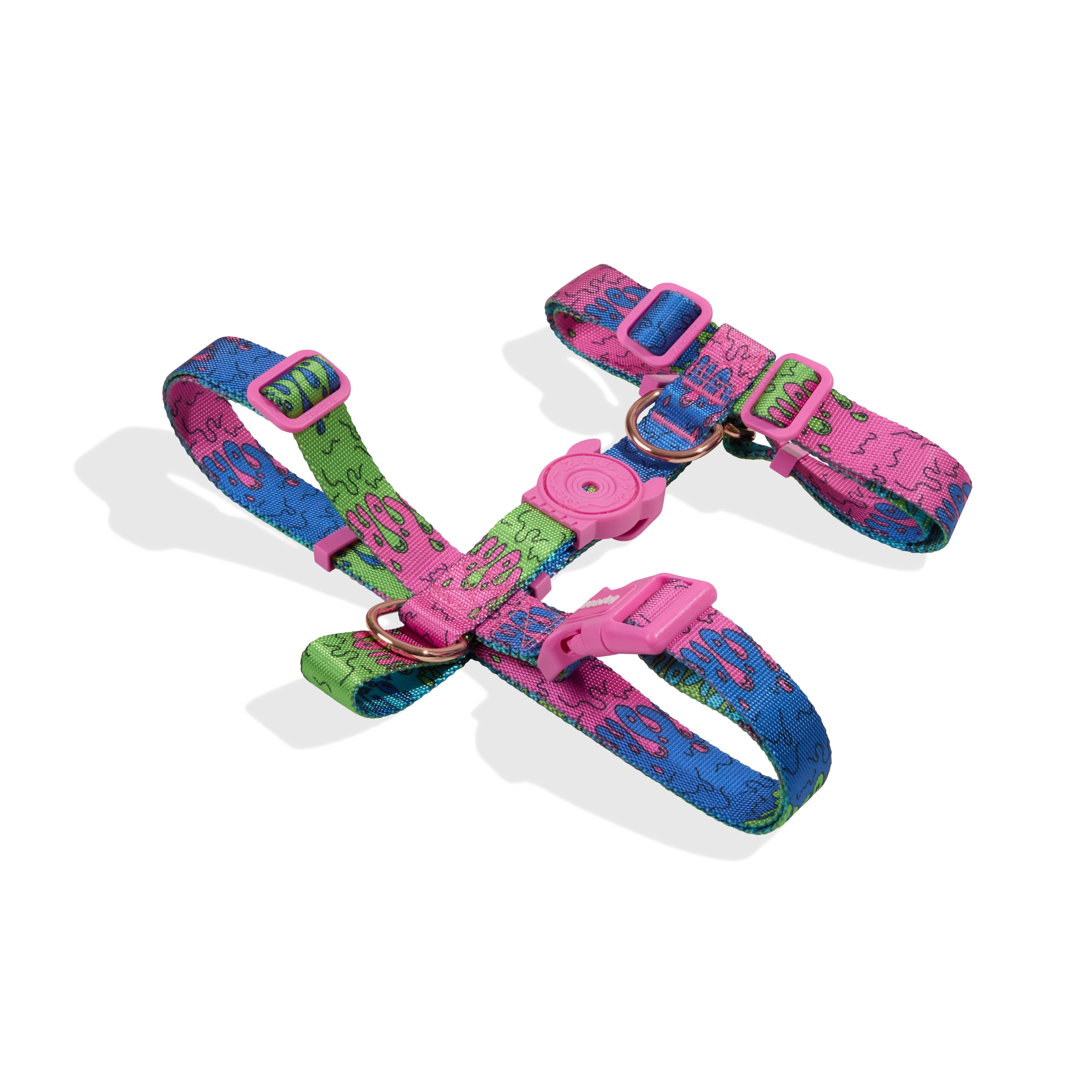 Zee.Dog LOZT Collection Melted H Harness for Dogs - Adjustable & Comfortable Pet Harness for Walking, Running, and Outdoor Adventures