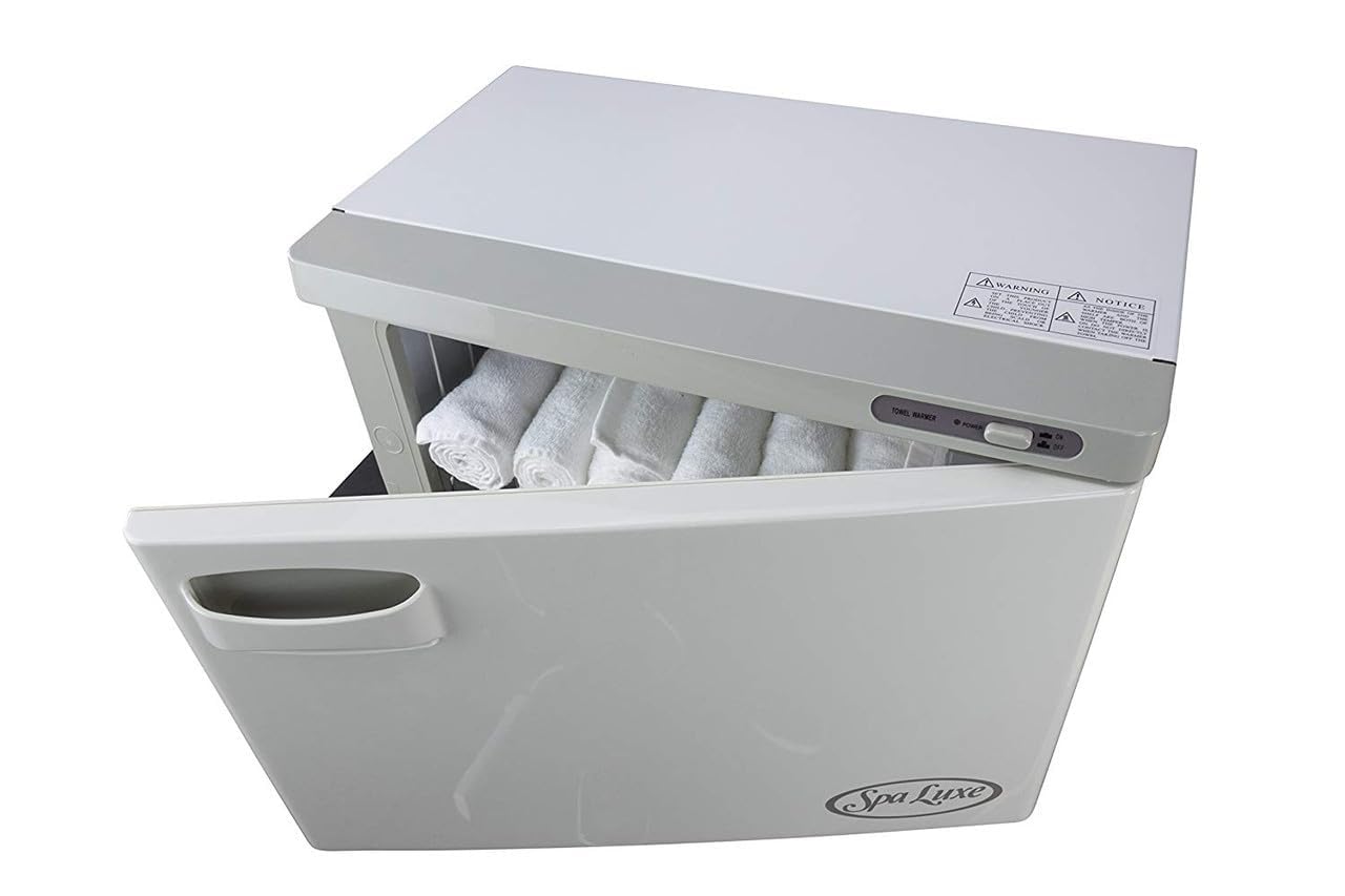 Premium SL18 Gray Towel Warmer Cabinet - Fast Heating Electric Towel Warmer for Bathroom, Spa, Salon & Home Luxury - Soft Warm Towels for Ultimate Comfort & Relaxation