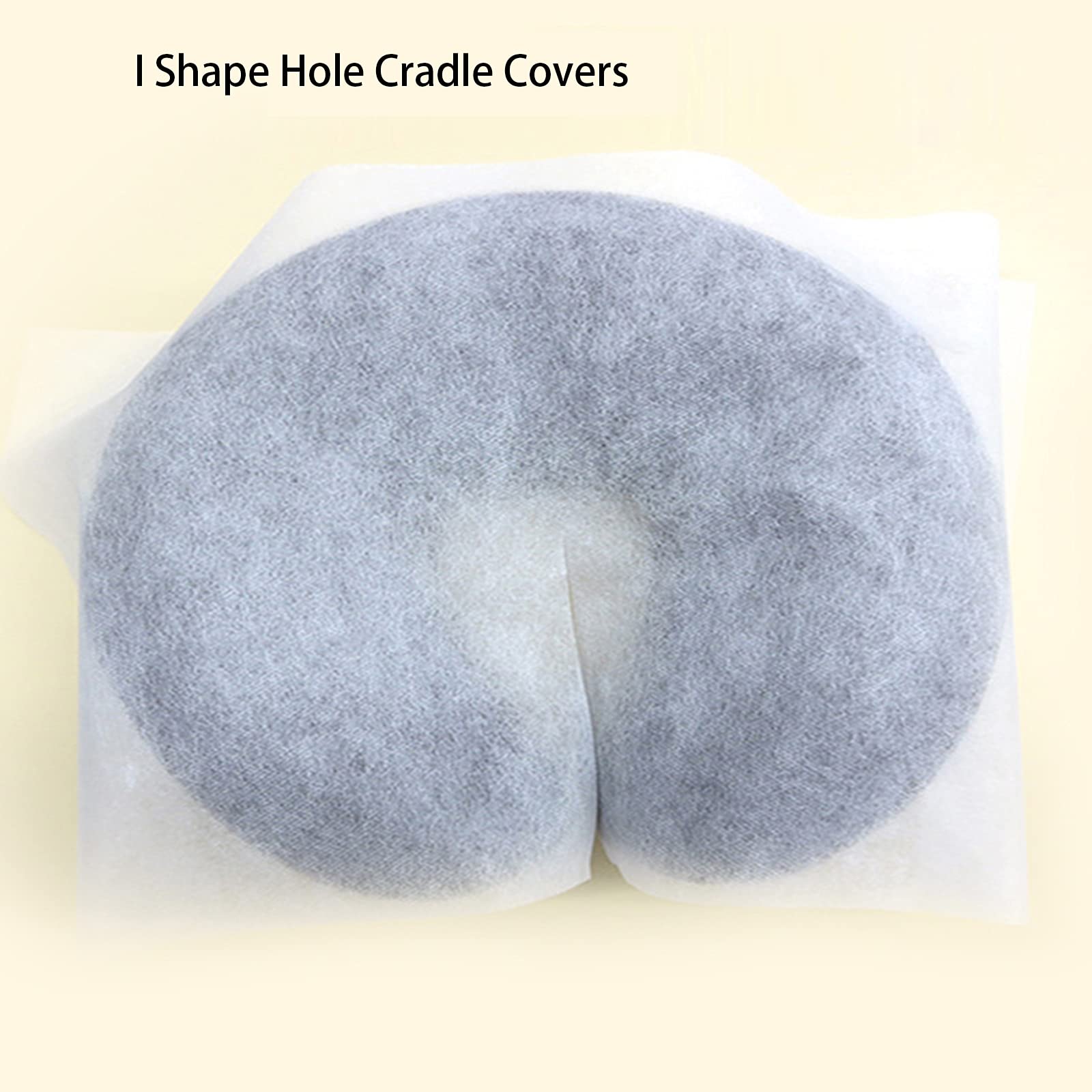 Elitzia 200pcs Disposable Face Pillow Covers - Ultra Soft I-Shaped Hole Design for Massage Tables & Chairs - Hygienic & Convenient Spa & Salon Essentials (ET1931) - Perfect for Facial Treatments, Massage Therapy & Salon Hygiene Maintenance