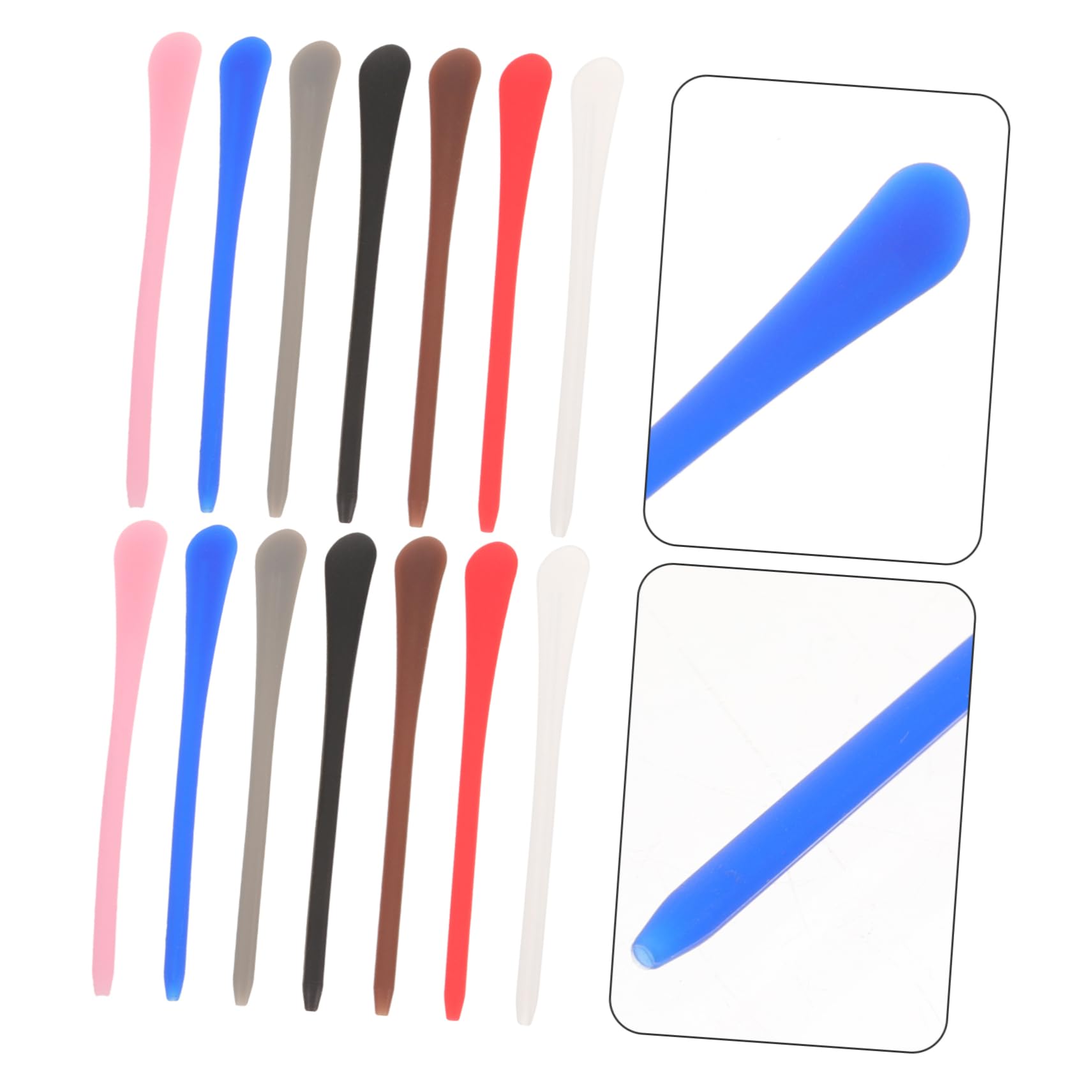 14 Pack Silicone Ear Hooks for Glasses - Soft Metal Glasses Leg Covers & Tips - Anti-Slip Eyewear Accessories for Comfortable Wear (Perfect for Reading, Driving & Daily Use)