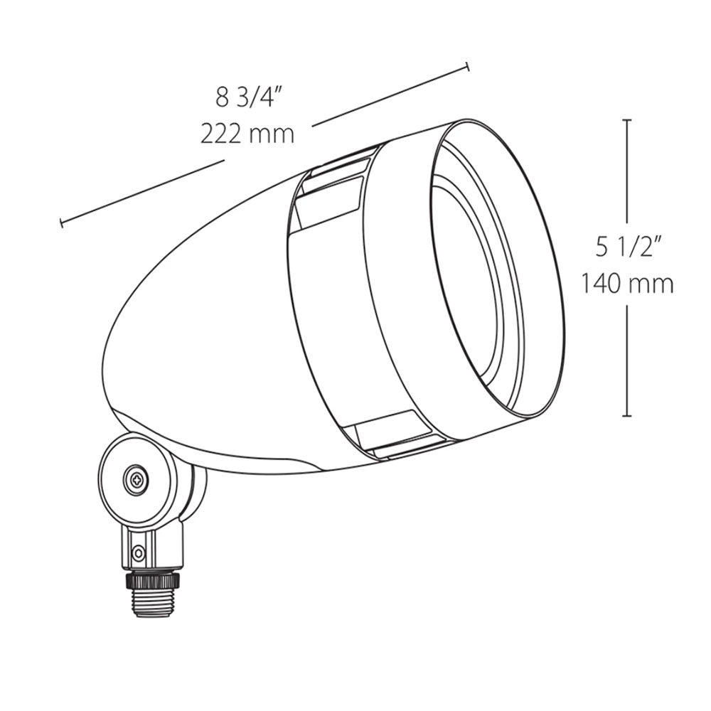 13W LED Landscape Flood Light 120-277V 3000K Warm White, IP65 Waterproof Outdoor Lighting for Garden, Yard, Pathway, and Building Facades