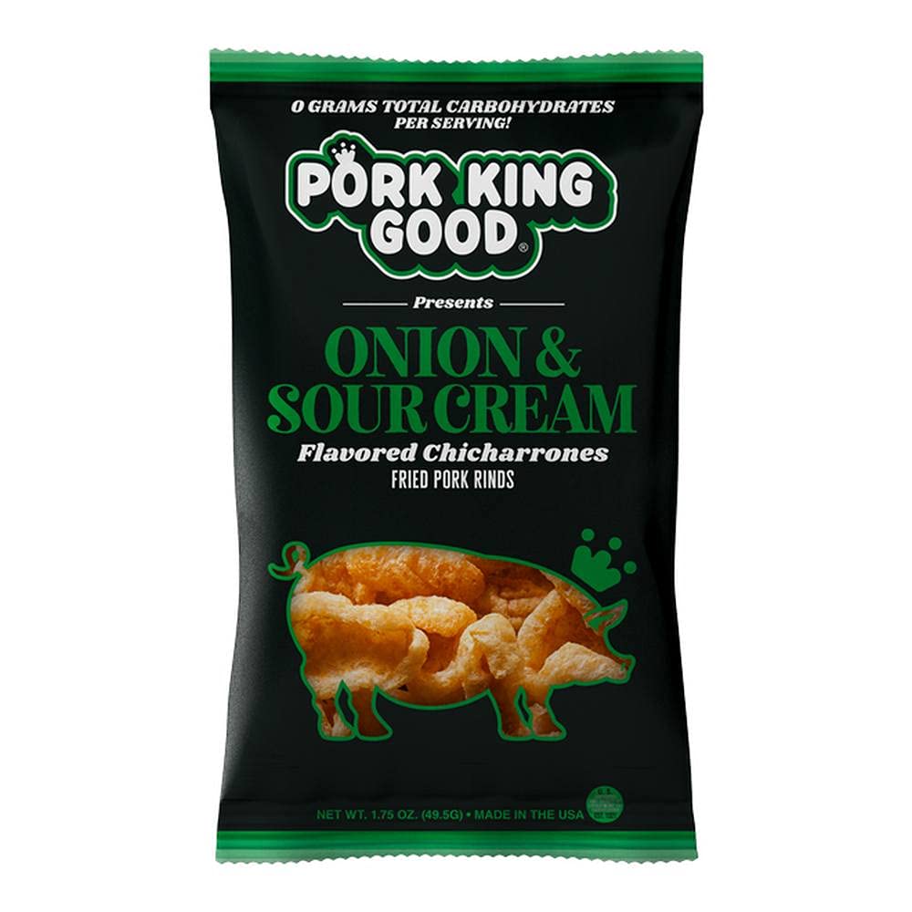 Pork King Good Pork Rinds Variety 10 Pack - Keto Friendly Chicharrones Snacks for Low Carb Diet | Perfect for Office, Gym & Movie Night Snacking