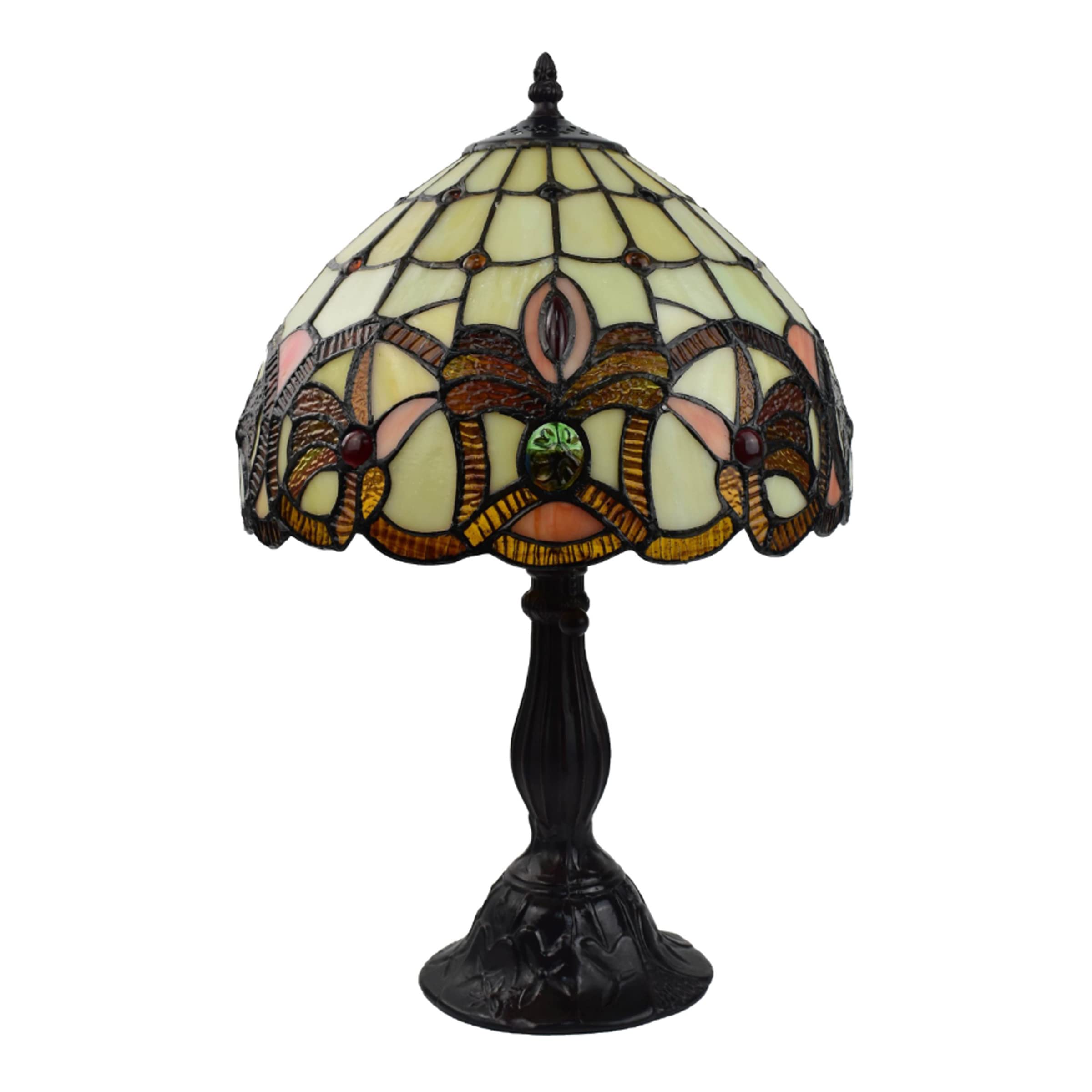 Vintage Tiffany Style Table Lamp - 19