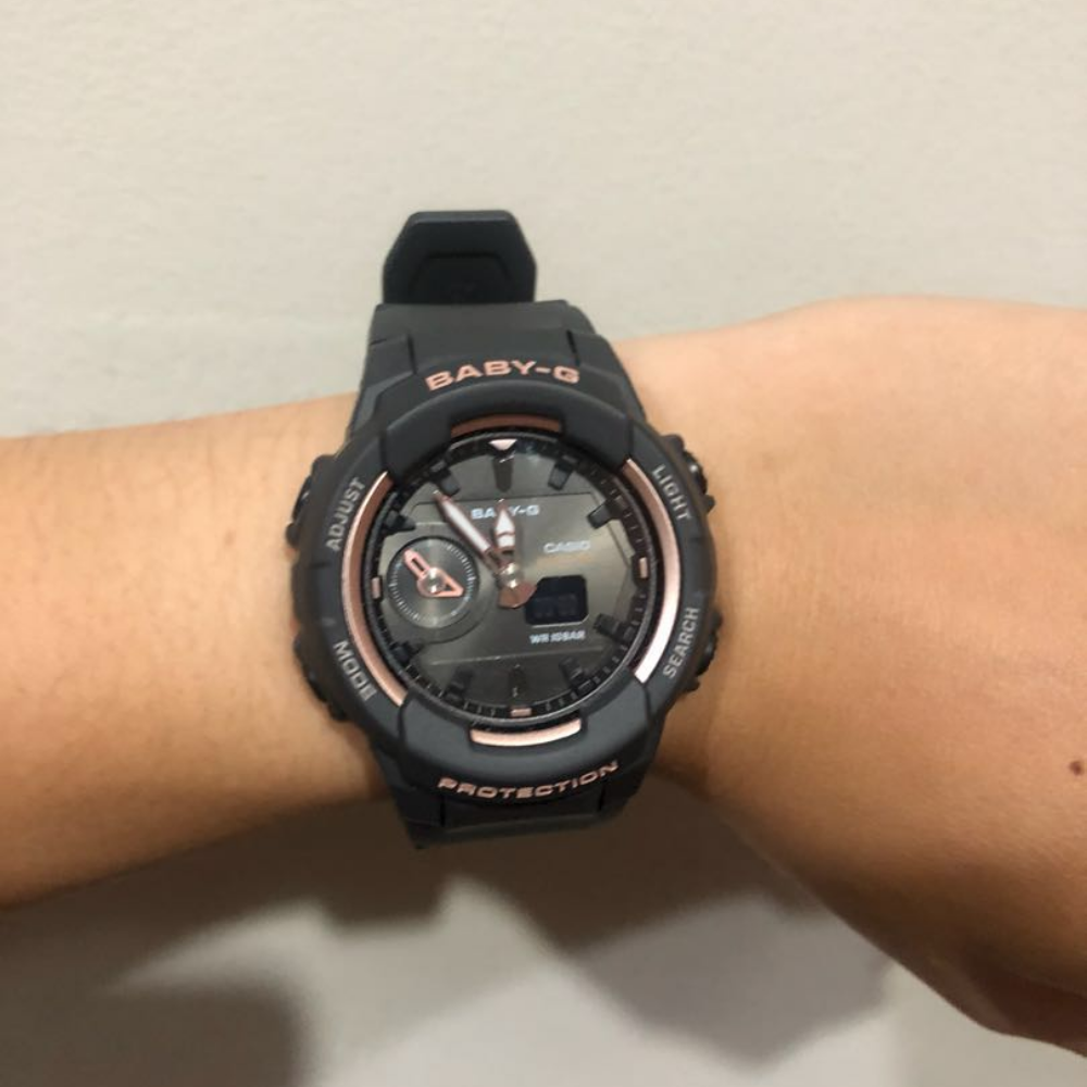 CASIO BABY-G BGA-230SA-1ADR Women's Digital Sports Watch with Shock Resistance & LED Light - Perfect for Running, Swimming, and Outdoor Activities