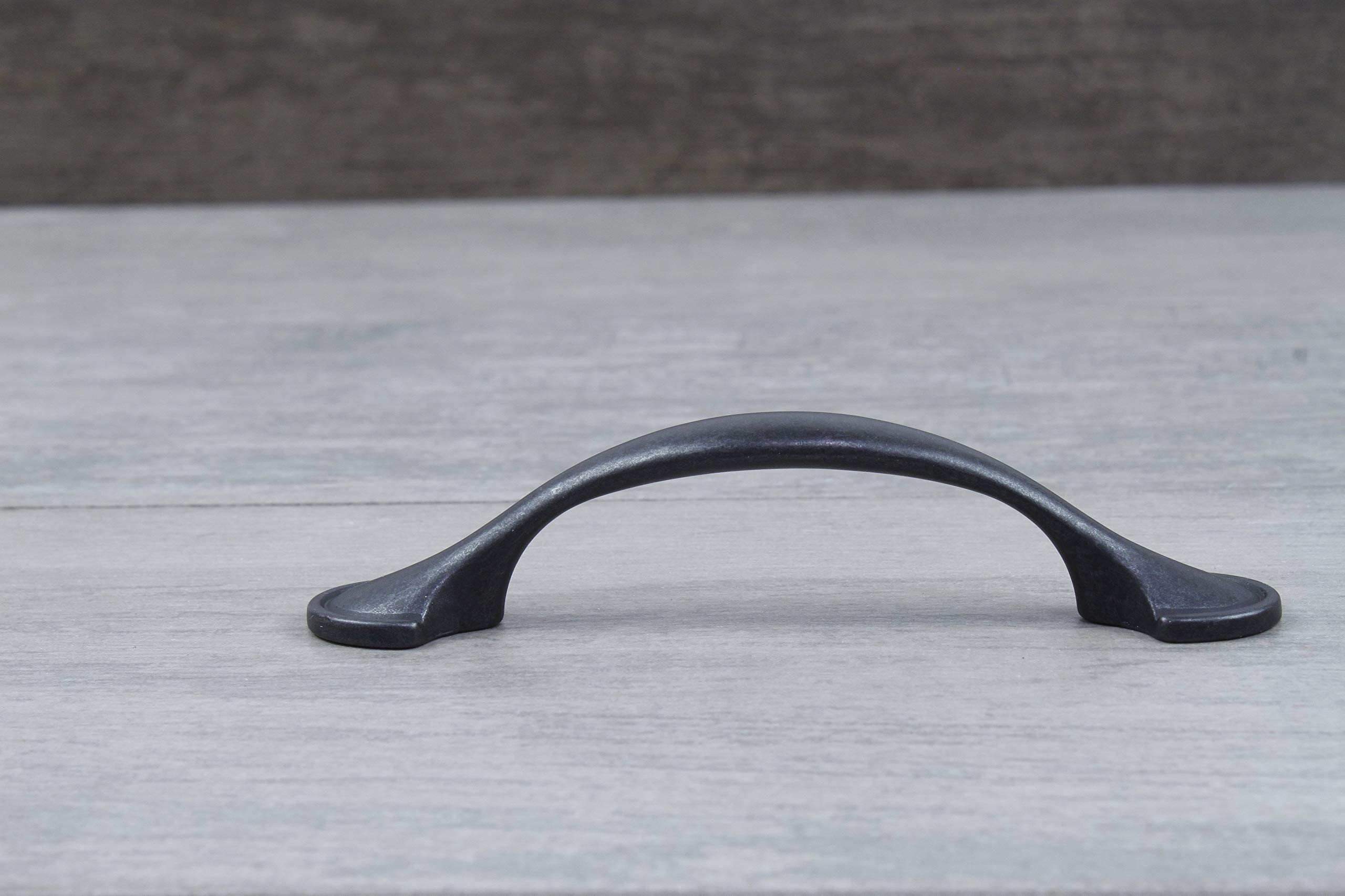 250 Pack Gun Metal Cabinet Drawer Pulls - 3