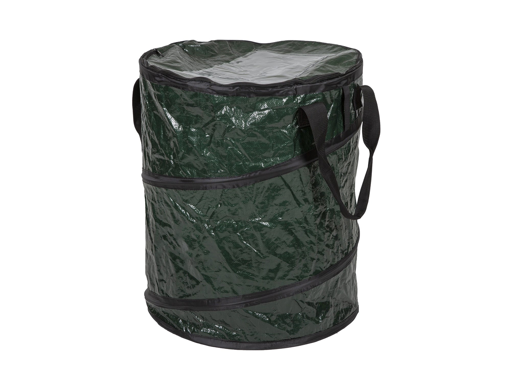 Foldable Collapsible Trash Can with Handle - Portable Waste Bin for Kitchen, Camping, Travel & Outdoor Activities - Space Saving Storage Solution