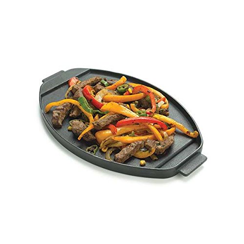 Broil King KA5542 Cast Iron Griddle for Gas Grill - Heavy Duty BBQ Cooking Surface - Perfect for Burgers, Steaks & Pancakes - Outdoor & Indoor Use
