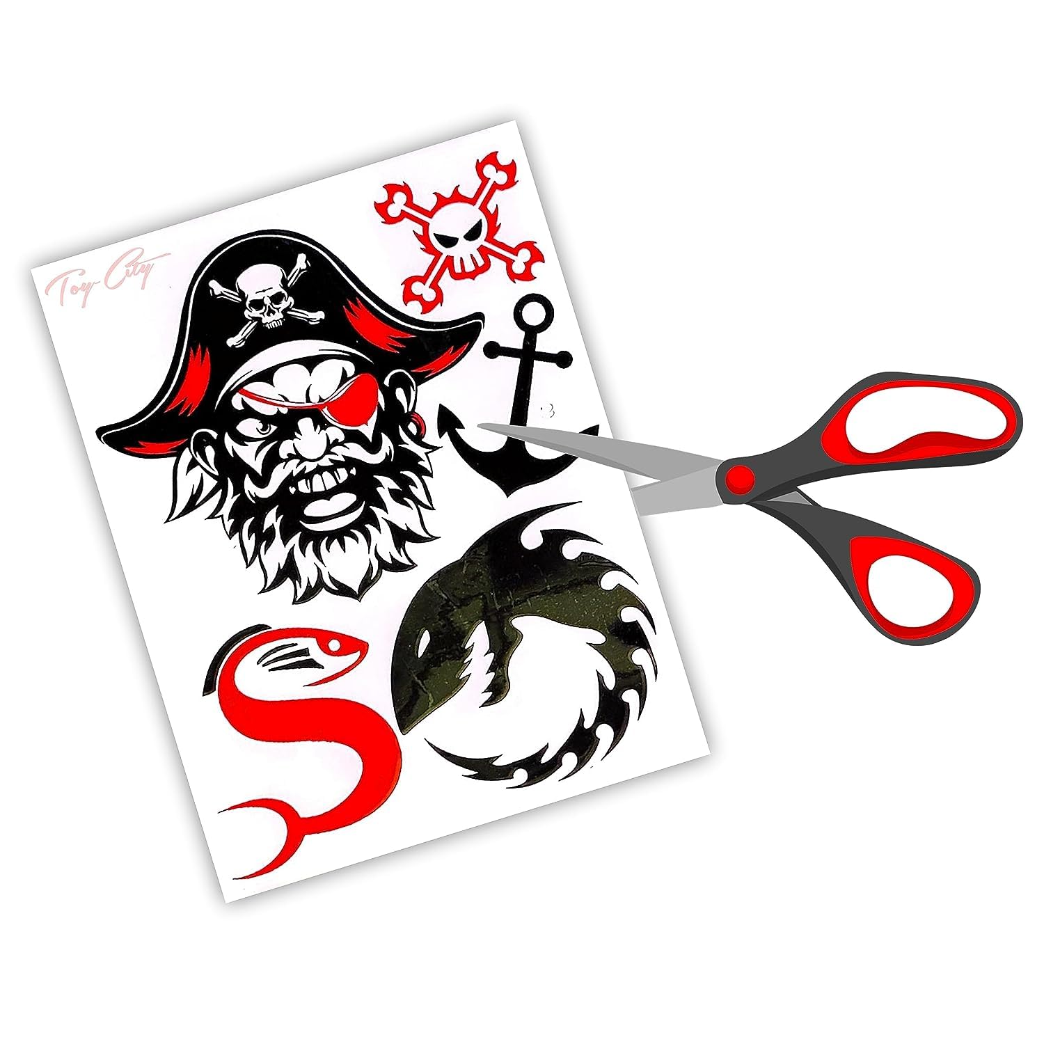 Waterproof Temporary Tattoo Stickers - Long Lasting Fake Body Art for Adults & Kids - Perfect for Parties, Halloween, Cosplay & Festivals