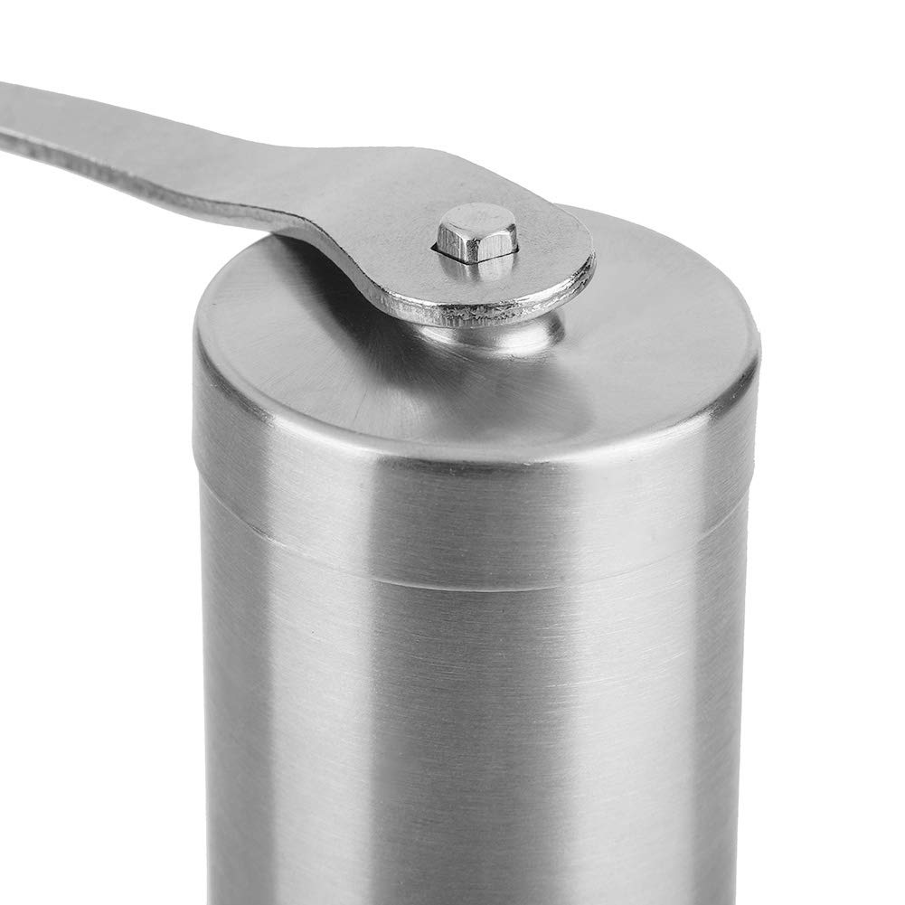 Jerliflyer Manual Coffee Grinder - 304 Stainless Steel Portable Hand Crank Coffee Mill for Espresso, French Press & Pour Over - Perfect for Home, Office & Travel Coffee Brewing