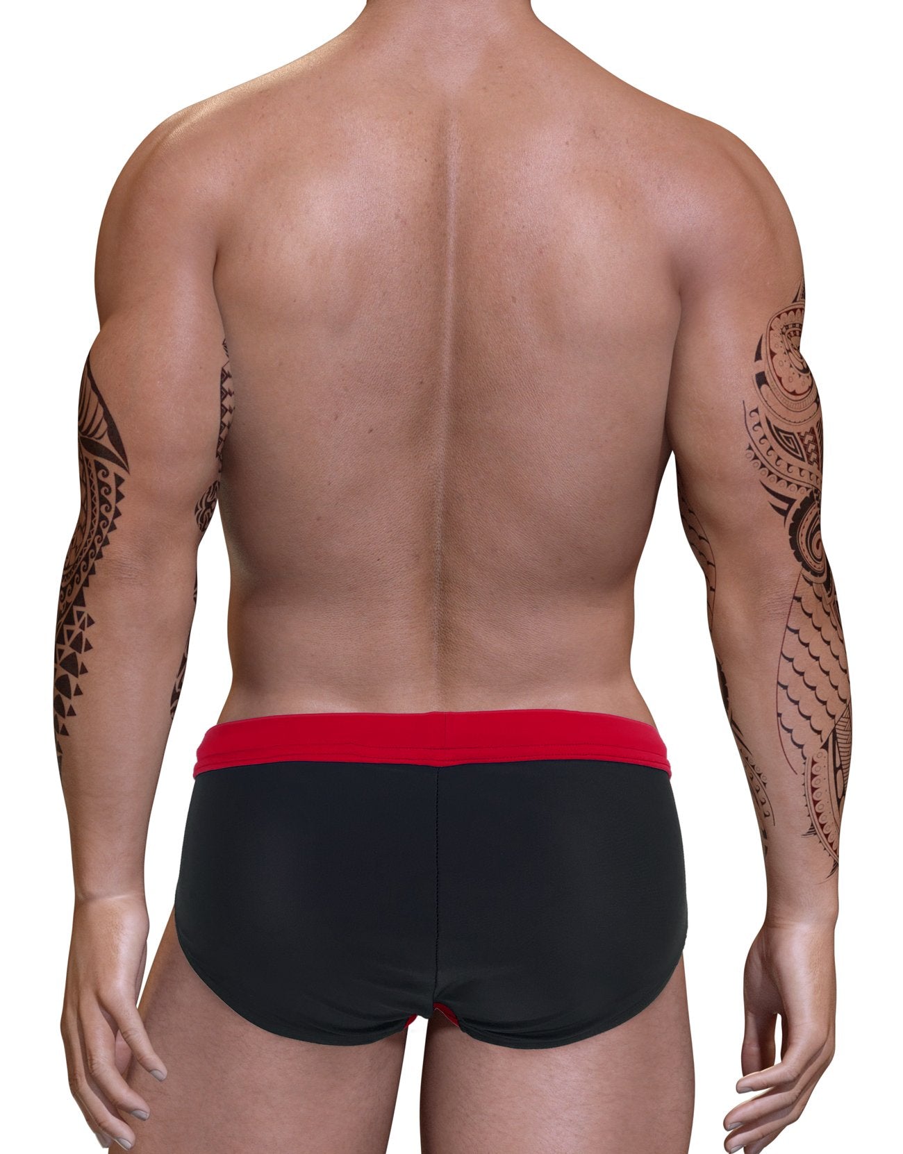 Wildmant Big Boy Pouch Swim Bikini Red - Comfortable Men's Swimwear for Beach, Pool & Summer Vacation