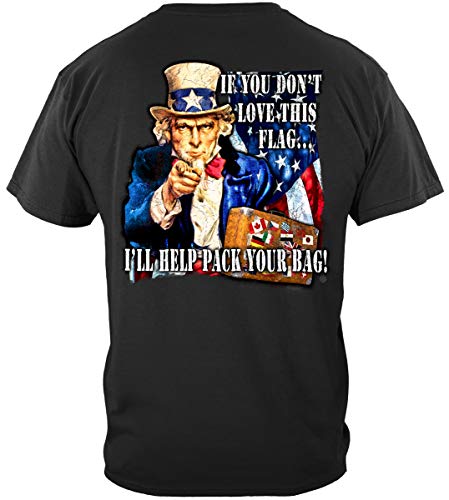 020-uncle Sam Pack Your Bags Flag Design