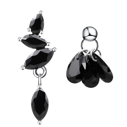 Black Moissanite Stud Dangle