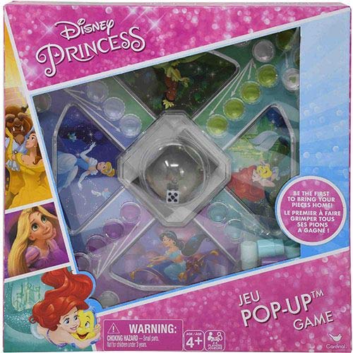 Disney Princess POP-UP Board Game for Kids - Fun Family Game Night Activity | Perfect for Birthday Parties, Sleepovers & Indoor Playtime