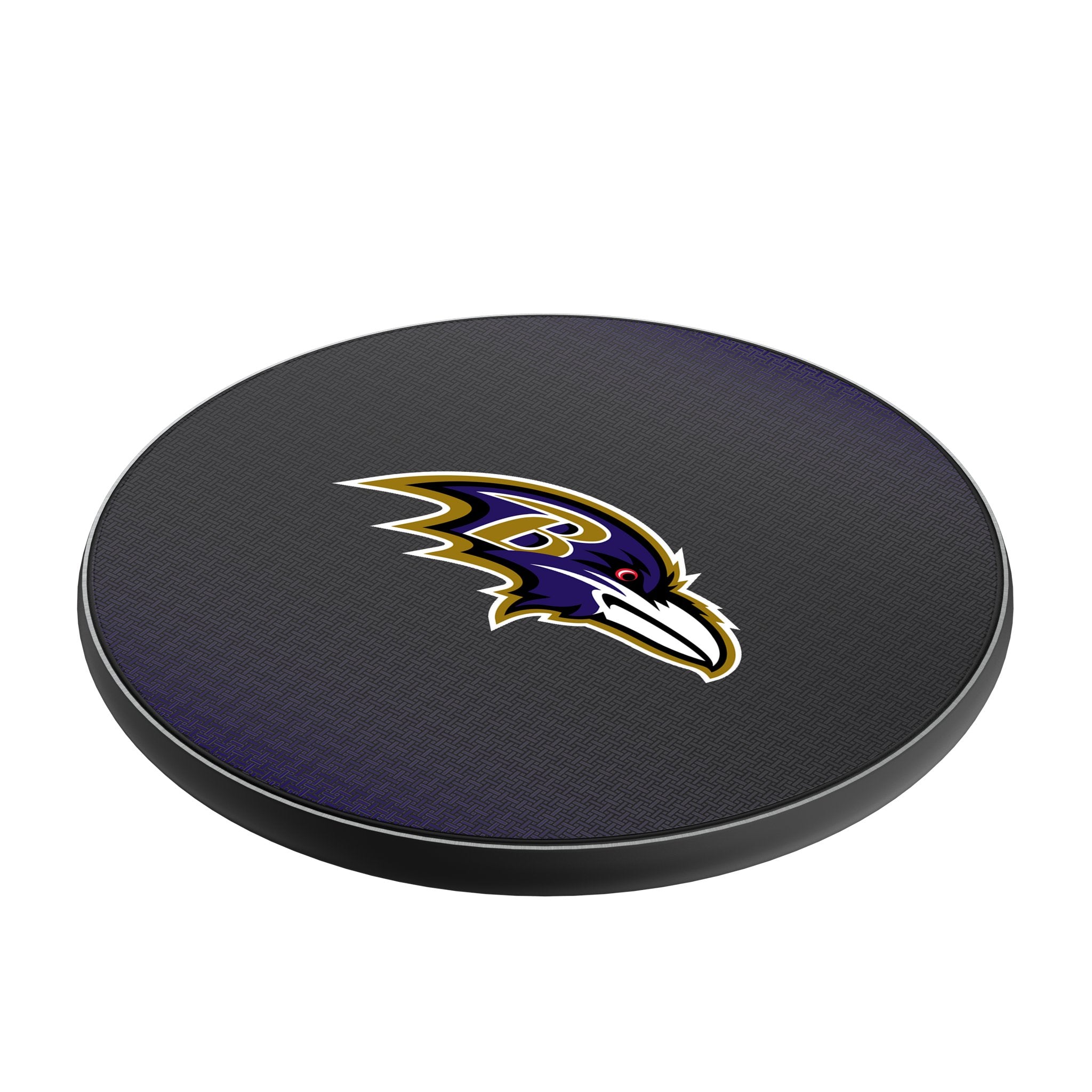 Baltimore Ravens 15W Fast Wireless Charger - Qi-Certified Charging Pad for iPhone, Samsung, AirPods - Perfect for Home, Office, and Car Use