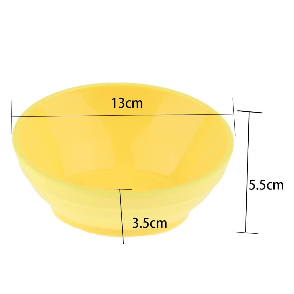 UJEAVETTE® Non-Slip Pet Bowl for Cats & Dogs - Durable Food and Water Dish, BPA-Free, Perfect for Indoor & Outdoor Feeding - Yellow