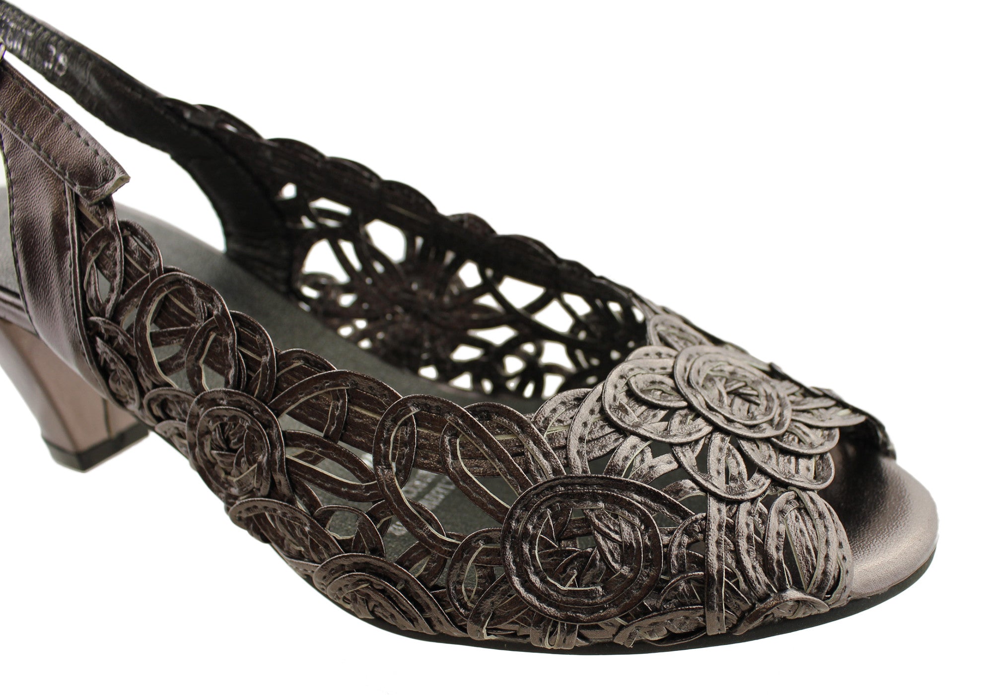 Emma Kate Women's Comfortable Mid Heel Dress Sandals - Perfect for Weddings, Parties & Formal Occasions