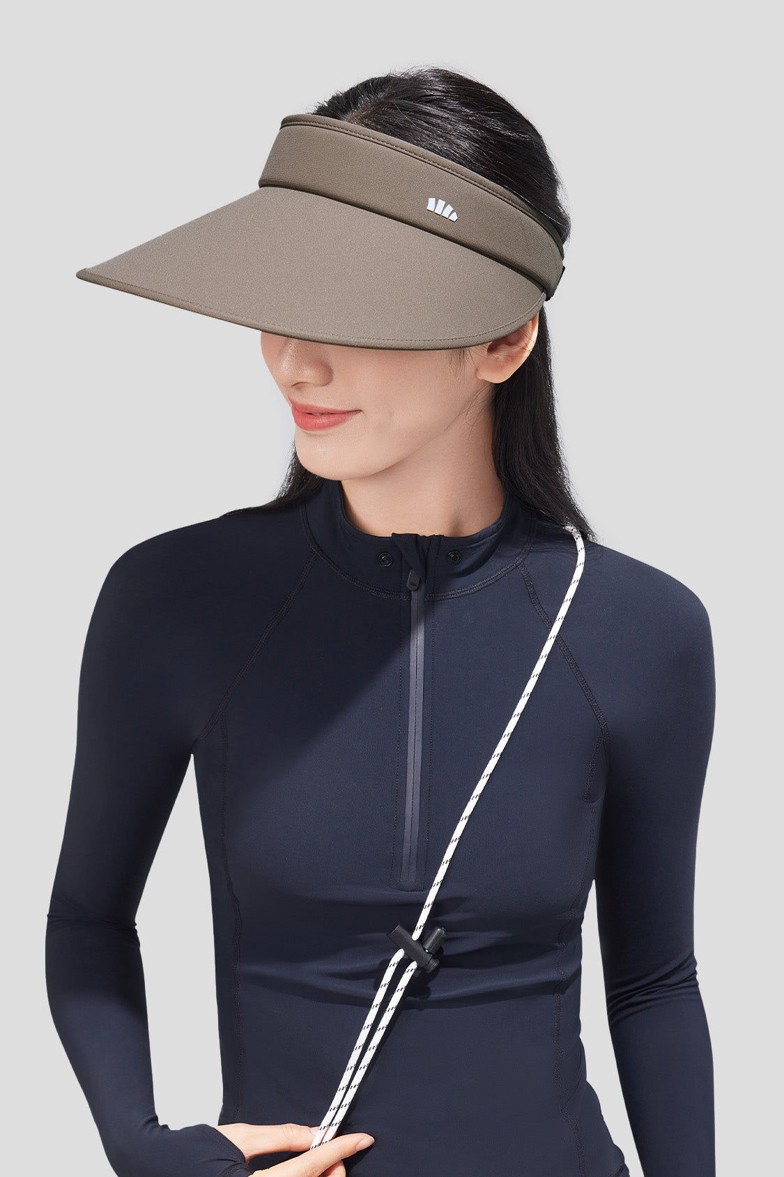 Guji S24 Women's UPF50+ Sun Visor Hat for Outdoor Sports, Running, Hiking & Beach Activities