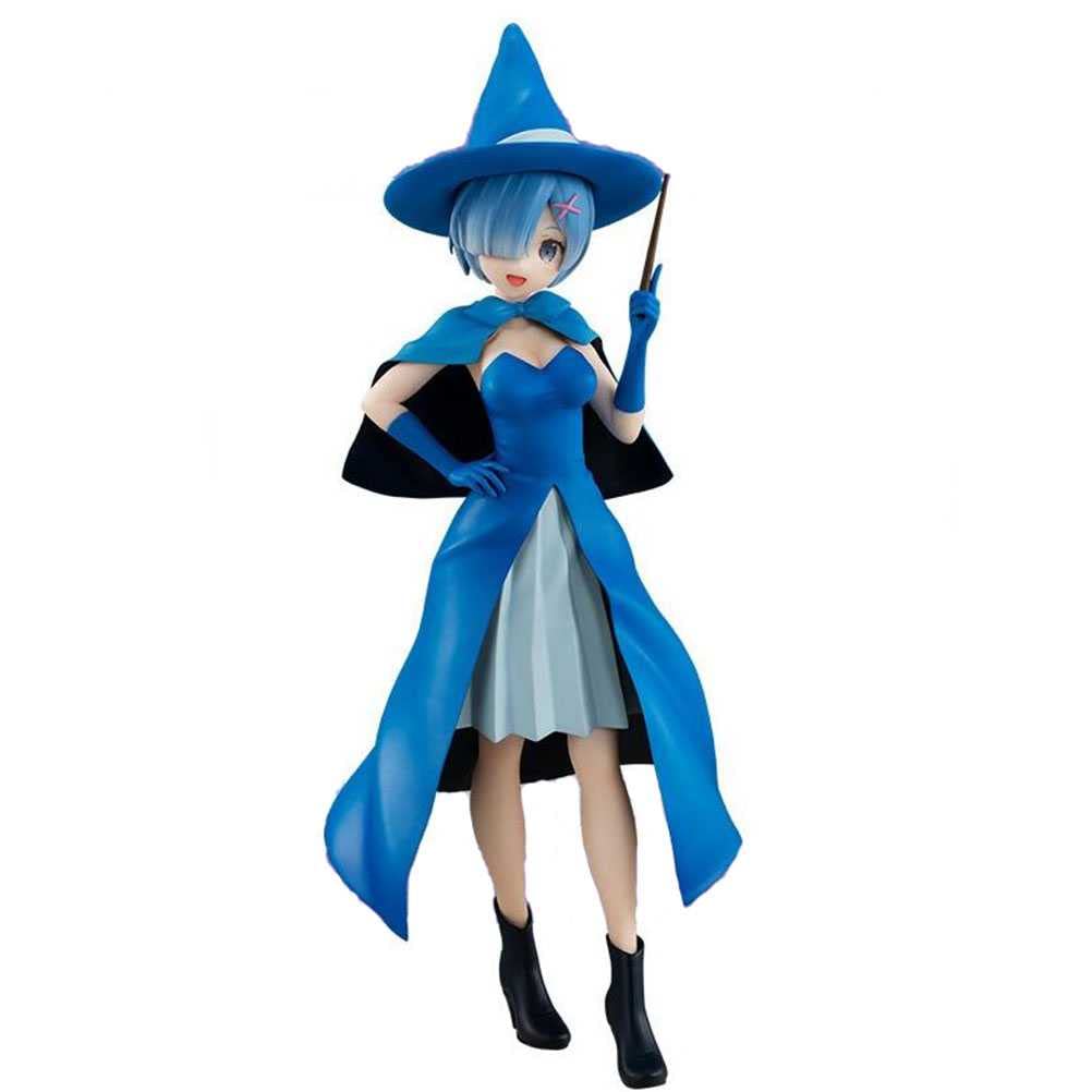 Re:Zero Starting Life in Another World Rem PVC Action Figure - 23cm Anime Collectible Statue, Perfect for Display, Gift for Fans & Anime Lovers - Home Decor, Office Display, or Anime Collection Centerpiece