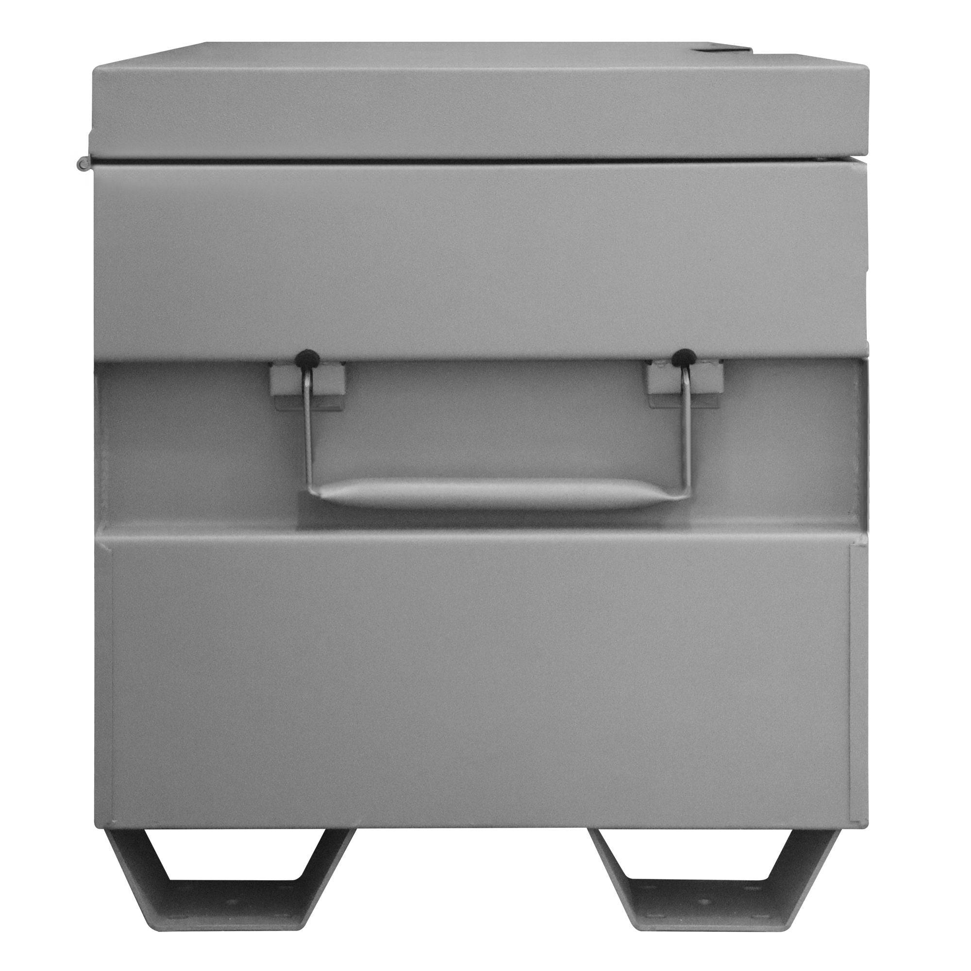 Heavy Duty Jobsite Storage Box - 16 Cu. Ft. Large Capacity Tool Organizer for Construction & Outdoor Work - Perfect for Jobsite Equipment, Tools & Material Storage