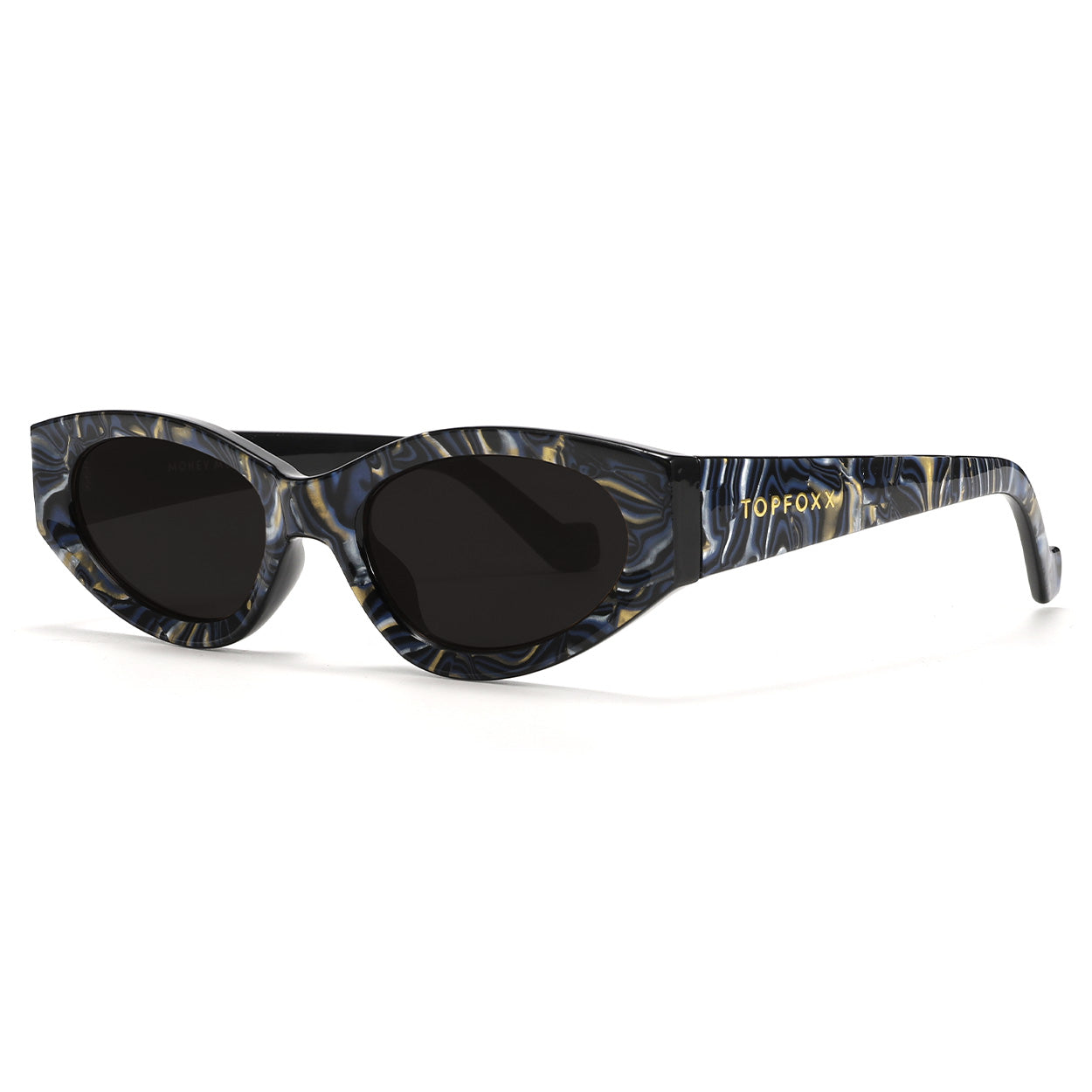 Kat x Money Moves Dark Blue Prescription Glasses - Stylish Eyewear for Work, Reading & Everyday Use