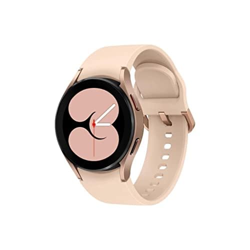 Samsung Galaxy Watch 4 40mm Smart Watch with ECG, Heart Rate & Sleep Tracking, Fitness Tracker, GPS, Fall Detection - US Version (Renewed, Pink Gold) - Perfect for Running, Workouts & Health Monitoring