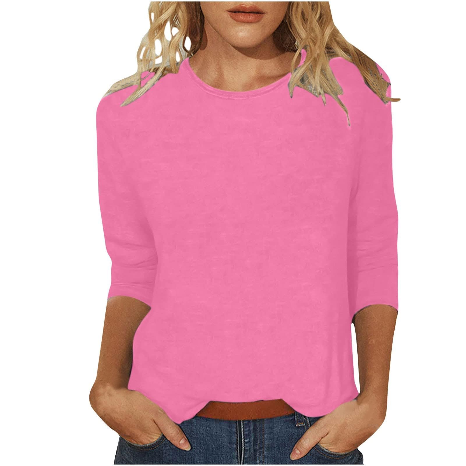 2024 Women's Long Sleeve Mock Turtleneck Blouse - Slim Fit Stretchy Layering Tee Shirt | Dressy Tops for Work, Office & Casual Outfits