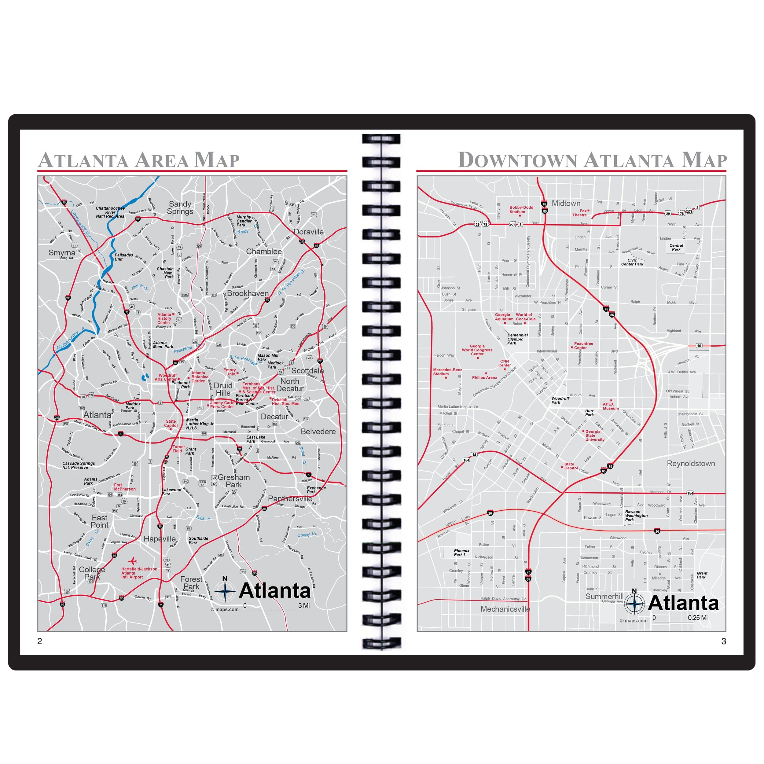 2025 Atlanta Georgia Planner - 3-Year Calendar with Daily, Weekly & Monthly Views | Travel Notebook, City Guide & Adventure Diary for Tourists, Business Trips & Local Exploration