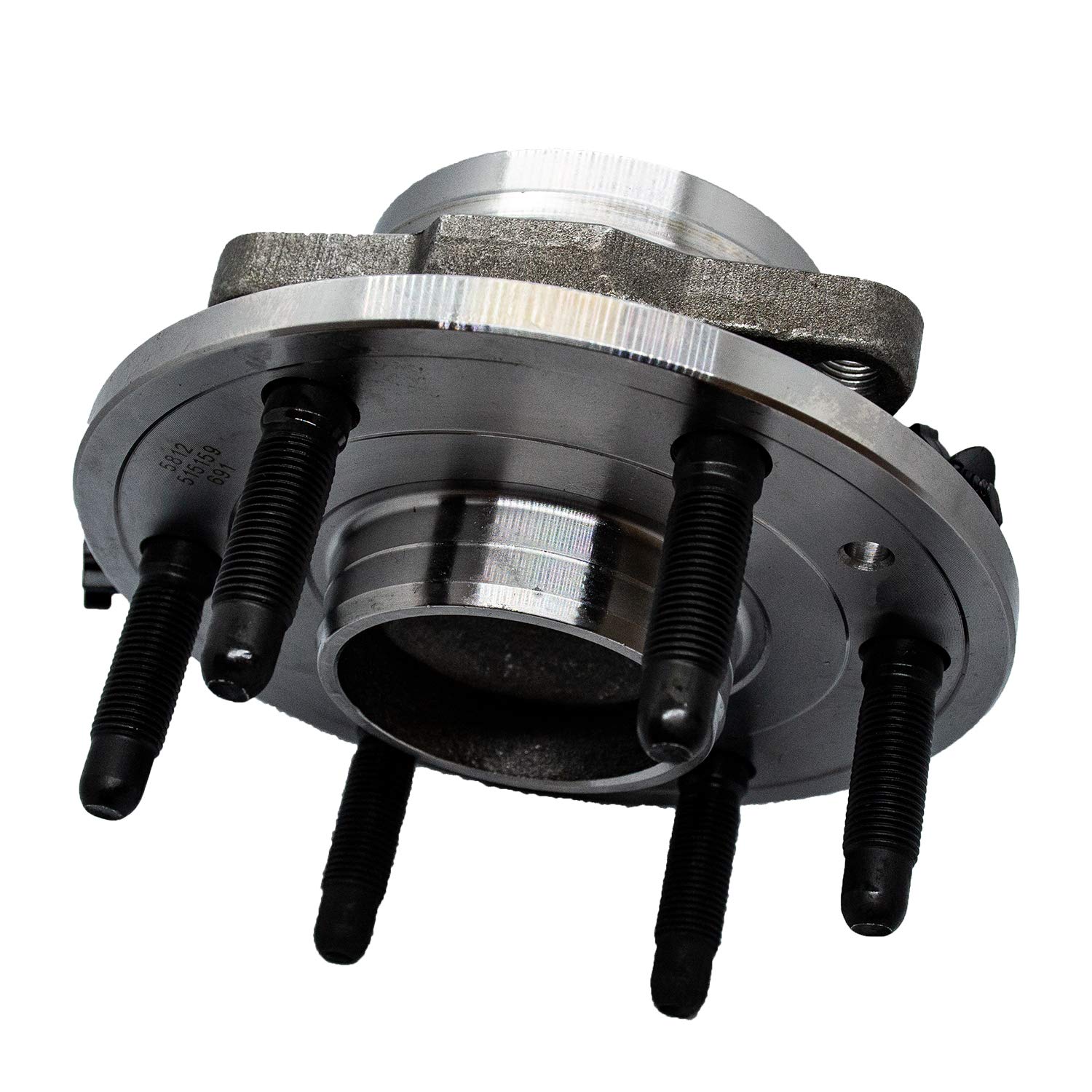 [Set of 2] Longgo 515159 Front Wheel Hub & Bearing Assembly - Compatible with 4x2 RWD Chevy/GMC Models: Escalade, Silverado 1500, Suburban, Tahoe, Sierra 1500, Yukon (2007-2014) | Durable Replacement for Smooth Ride & Off-Road Performance