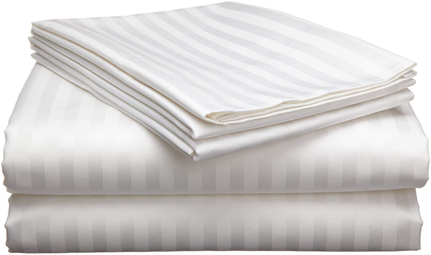 Luxury 600-Thread Count Egyptian Cotton 5-Piece Split-Queen Adjustable Bed Sheet Set - Deep Pocket Fits 21-23